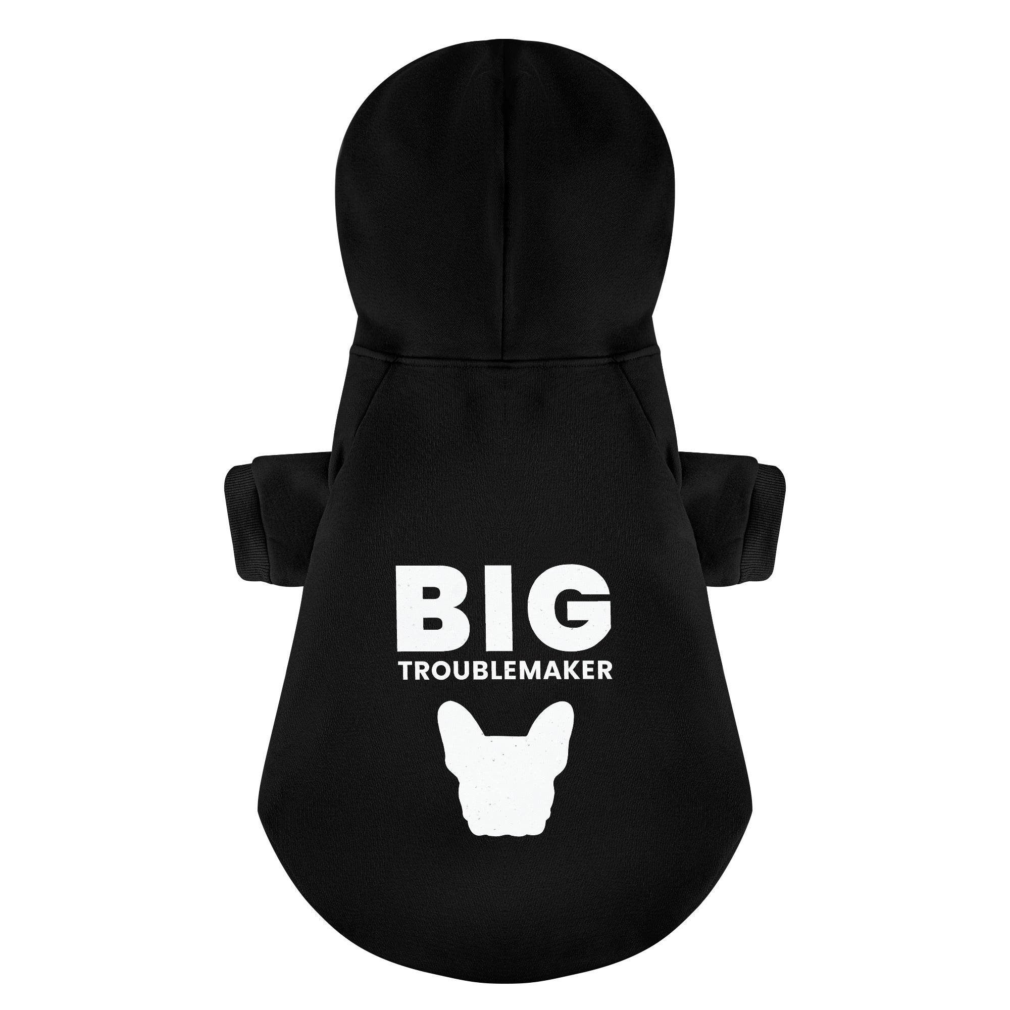 French Bulldog Personalized Dog Hoodie for Flat-Face Breeds-fadou