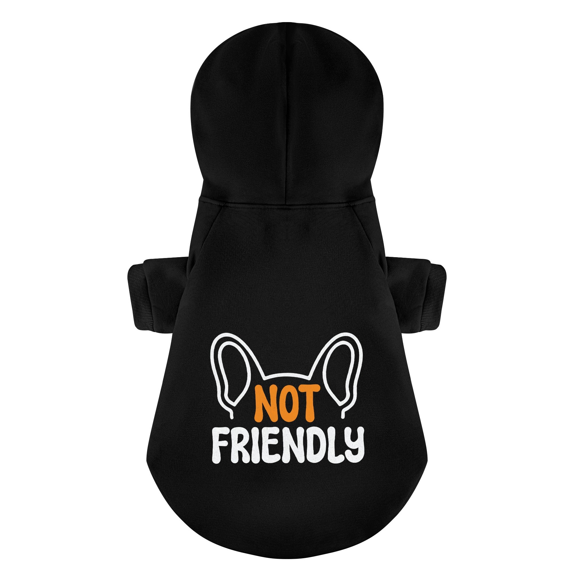 Friendly French Bulldog Fleece Hoodie for Training Sessions-fadou