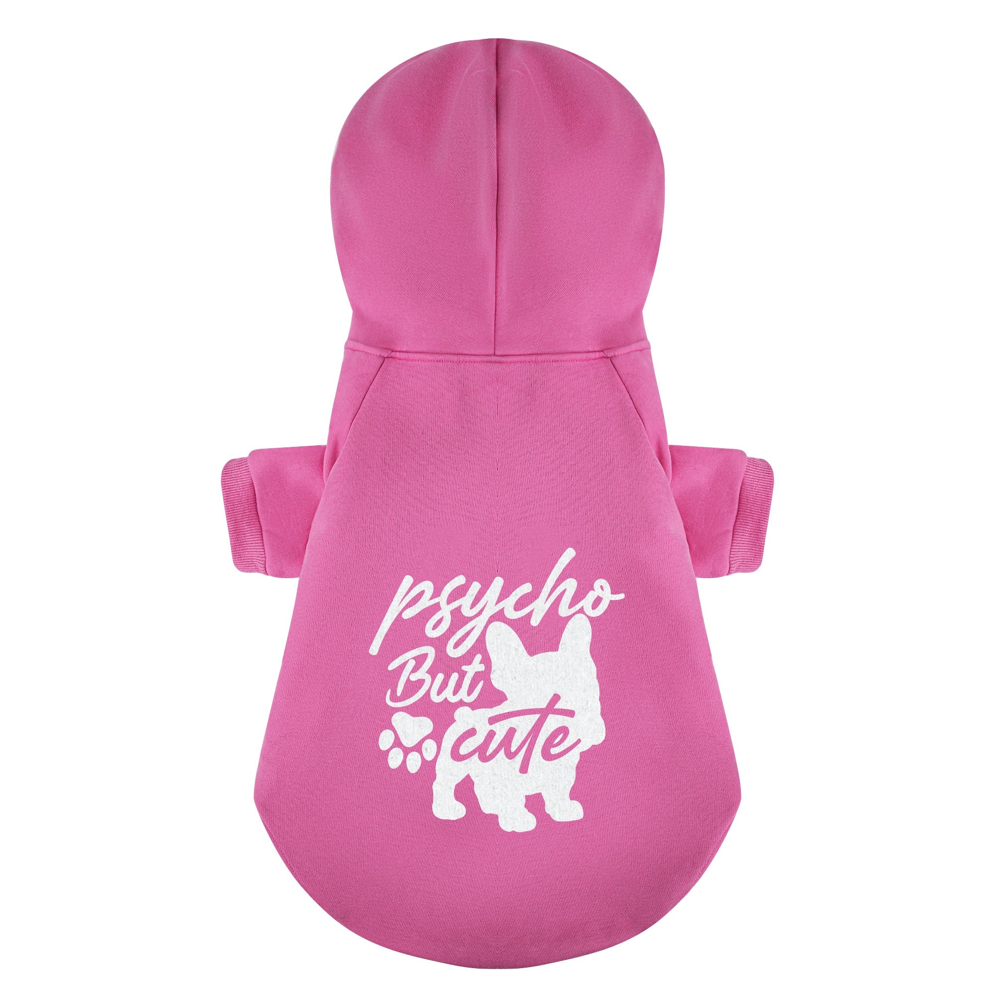French Bulldog Cute Fleece Hoodie for Outdoor Adventures-fadou