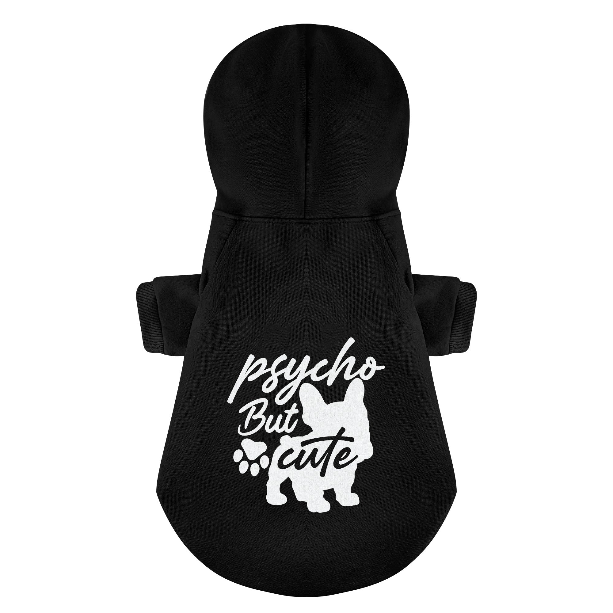 French Bulldog Cute Fleece Hoodie for Outdoor Adventures-fadou