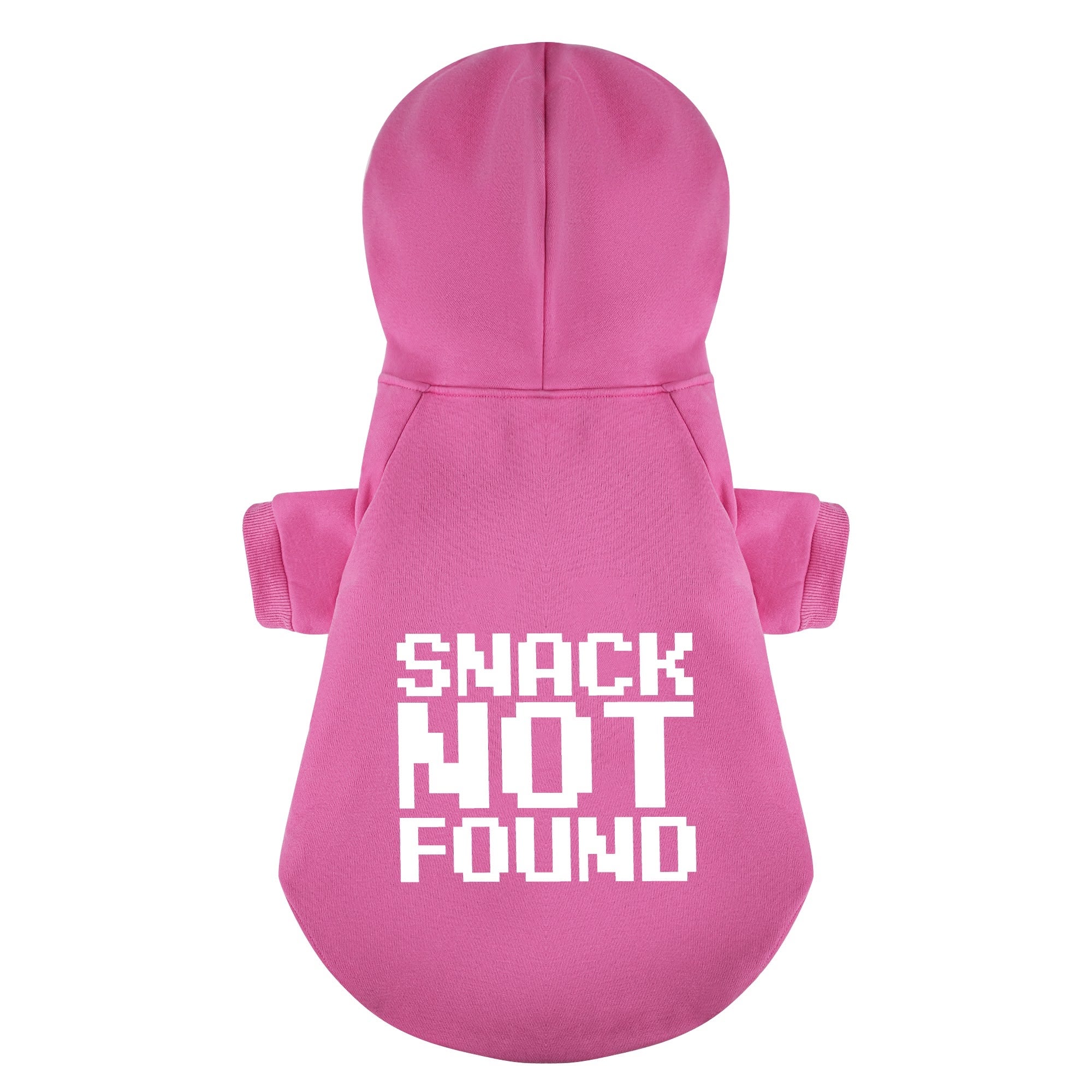 Snack French Bulldog Fleece Hoodie for Outdoor Adventures-fadou