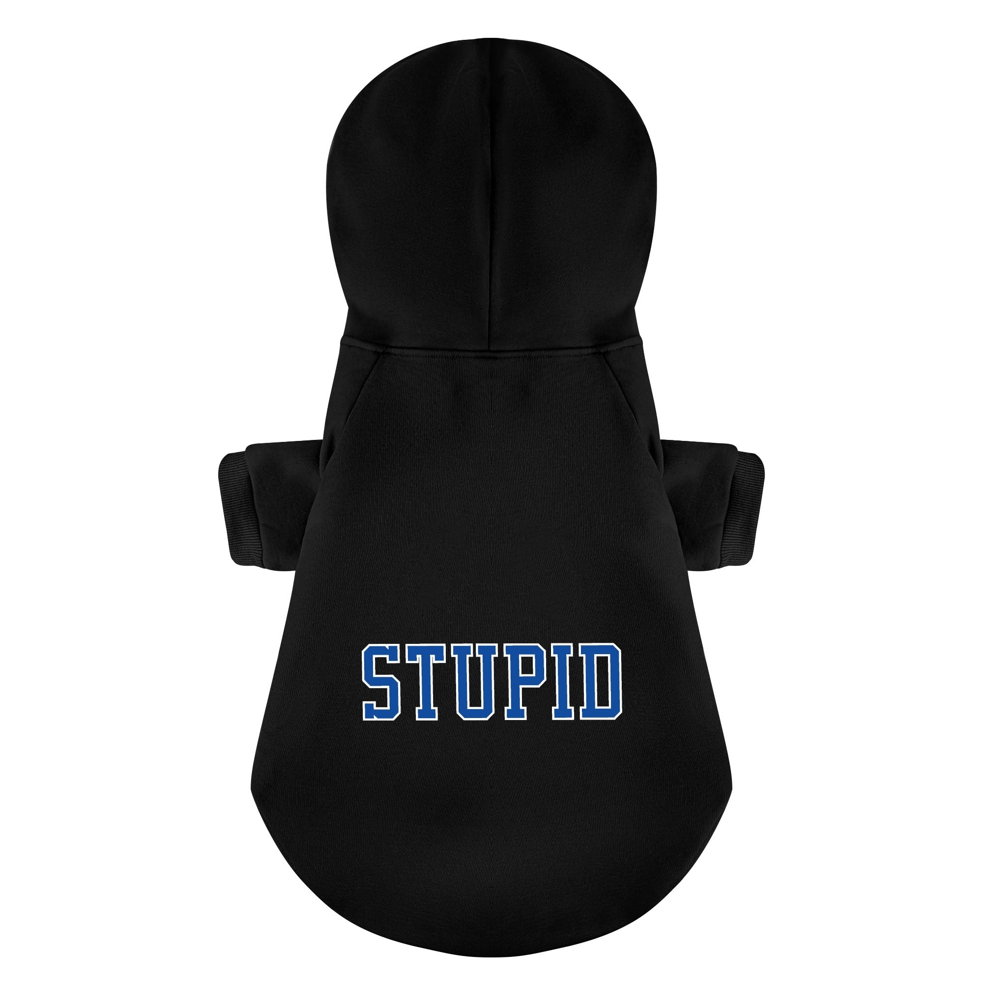Stupid French Bulldog Dog Hoodie for Brachycephalic Dogs-fadou