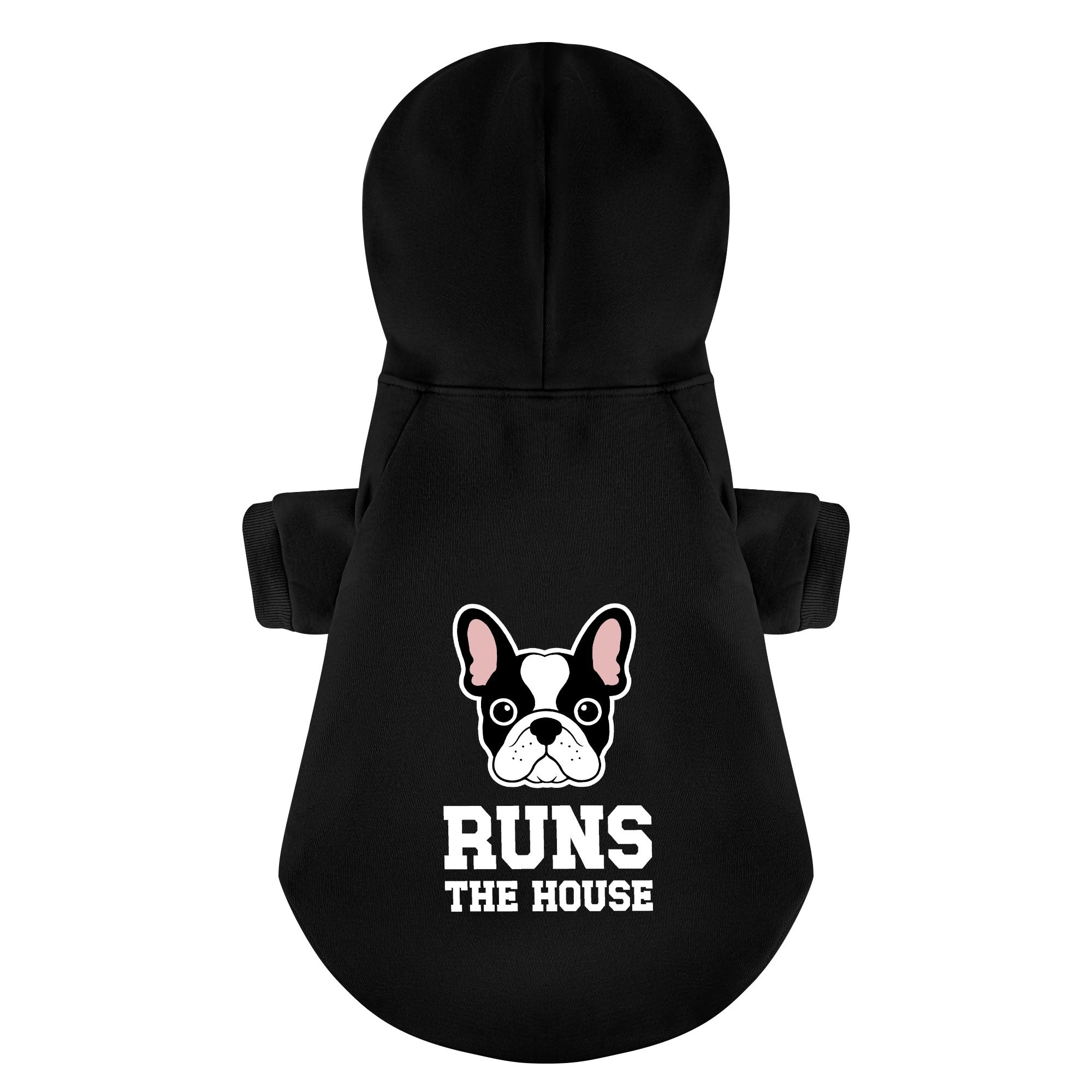 Runs French Bulldog Pet Sweatshirt for Training Sessions-fadou