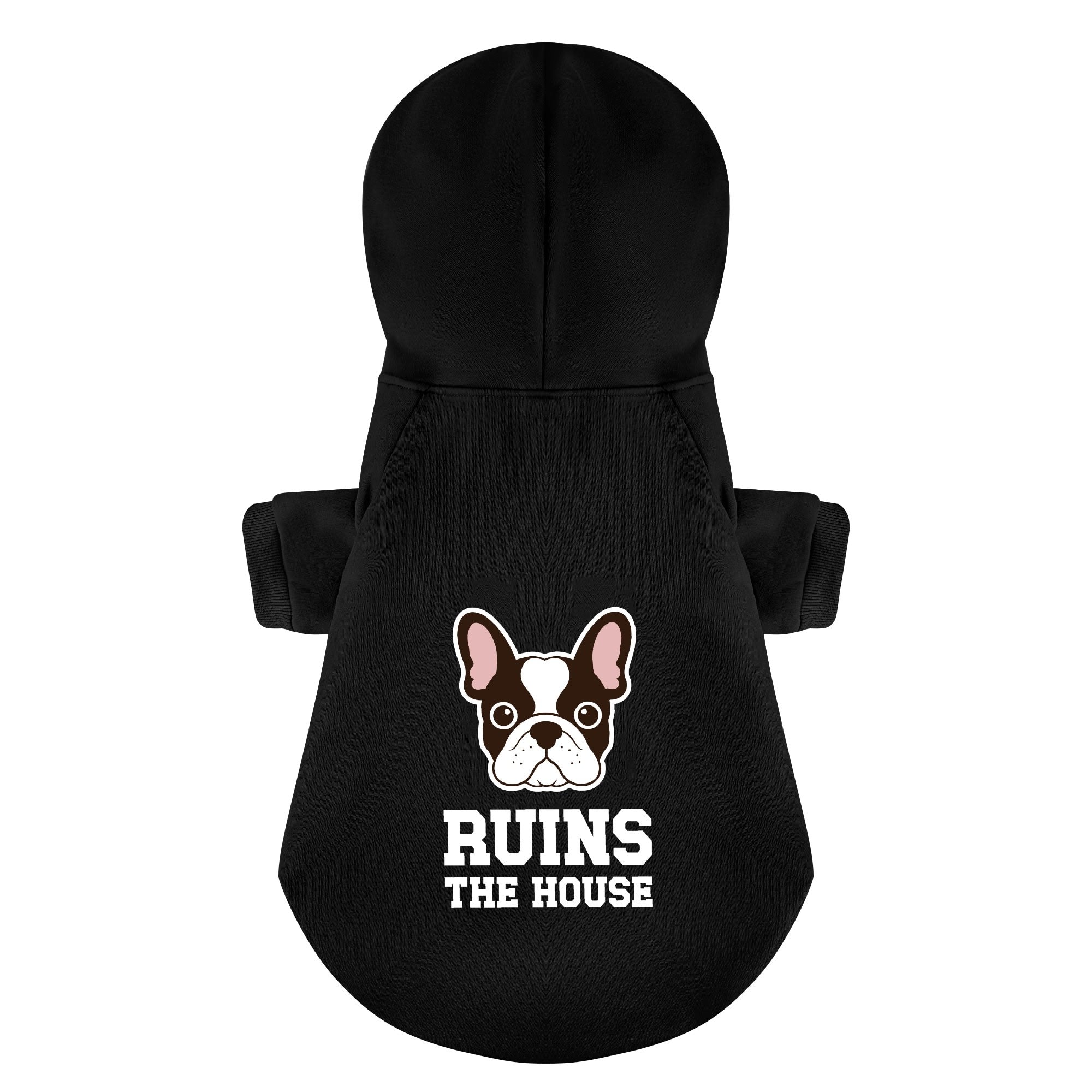 Runs French Bulldog Pet Sweatshirt for Training Sessions-fadou