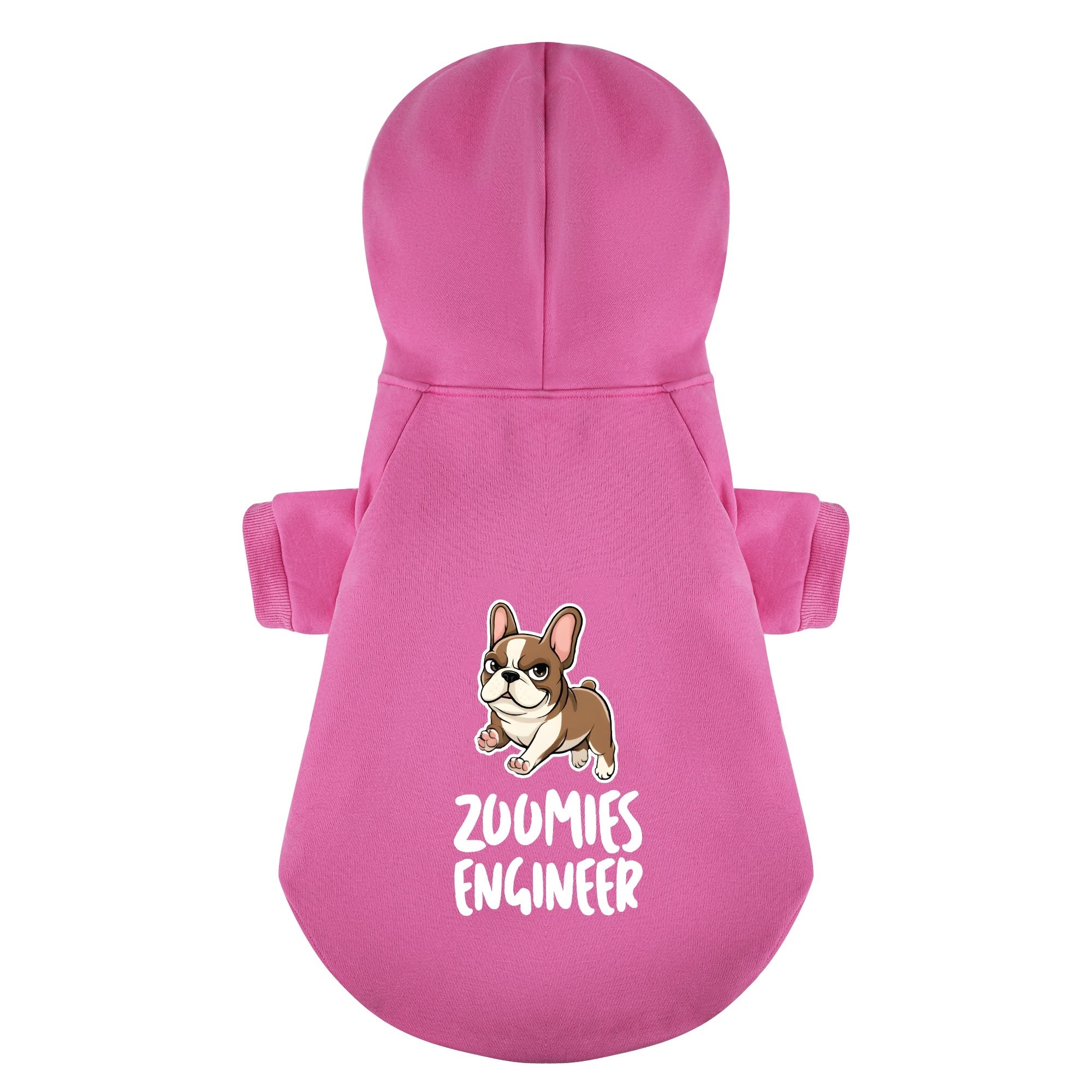 Zoomies French Bulldog Cozy Hoodie for Training Sessions-fadou