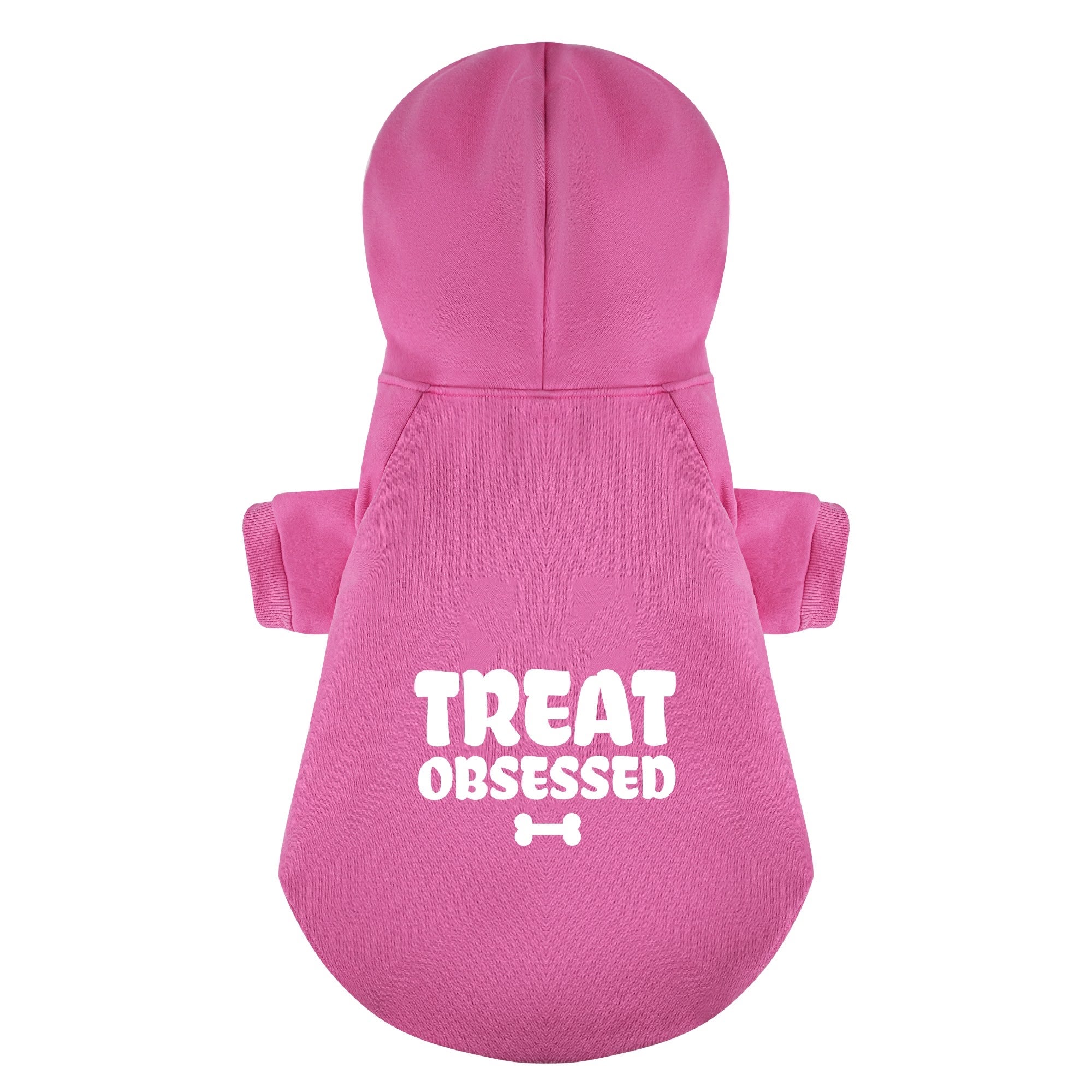 Treat French Bulldog Fleece Hoodie for Flat-Face Breeds-fadou