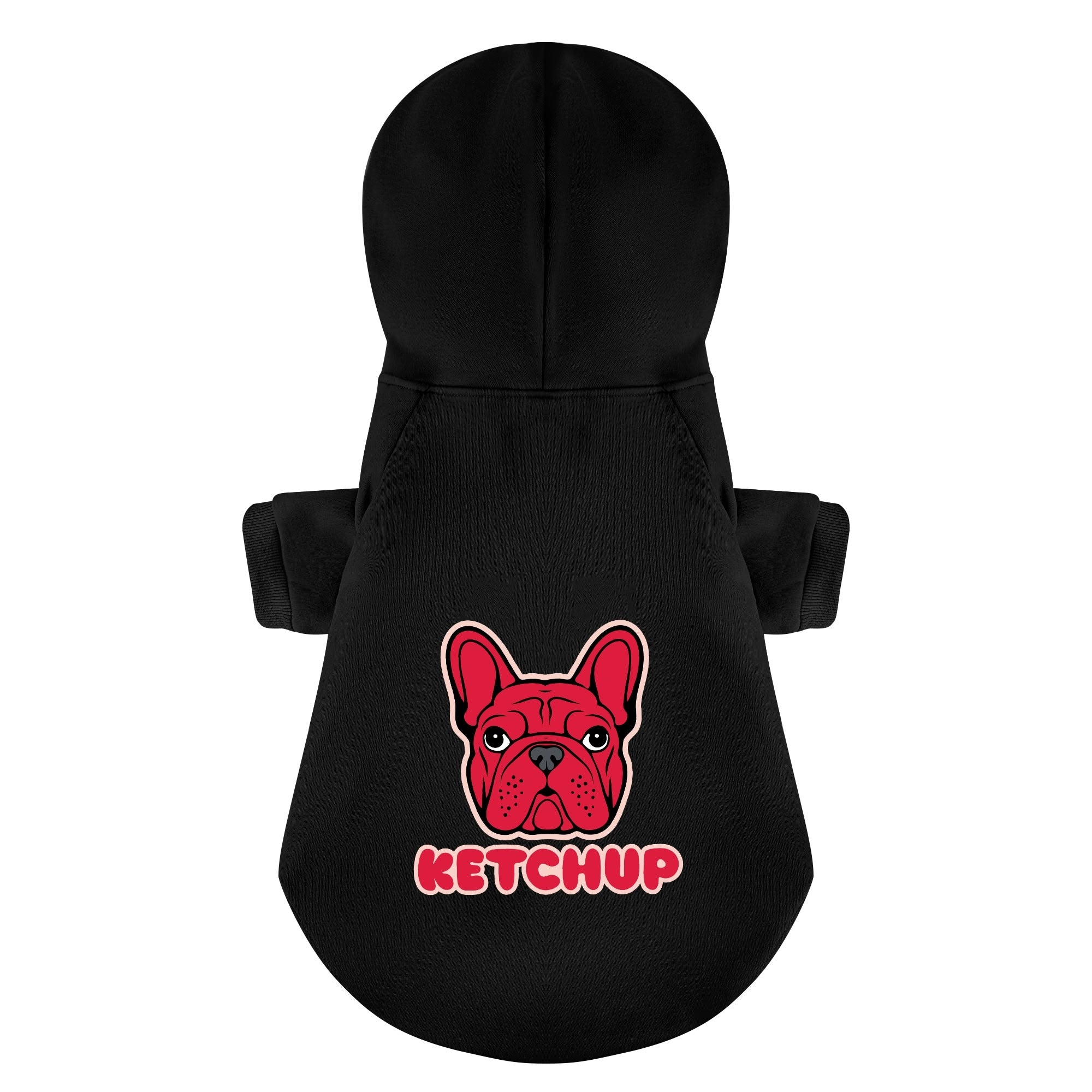 Mustard French Bulldog Dog Hoodie for Training Sessions-fadou