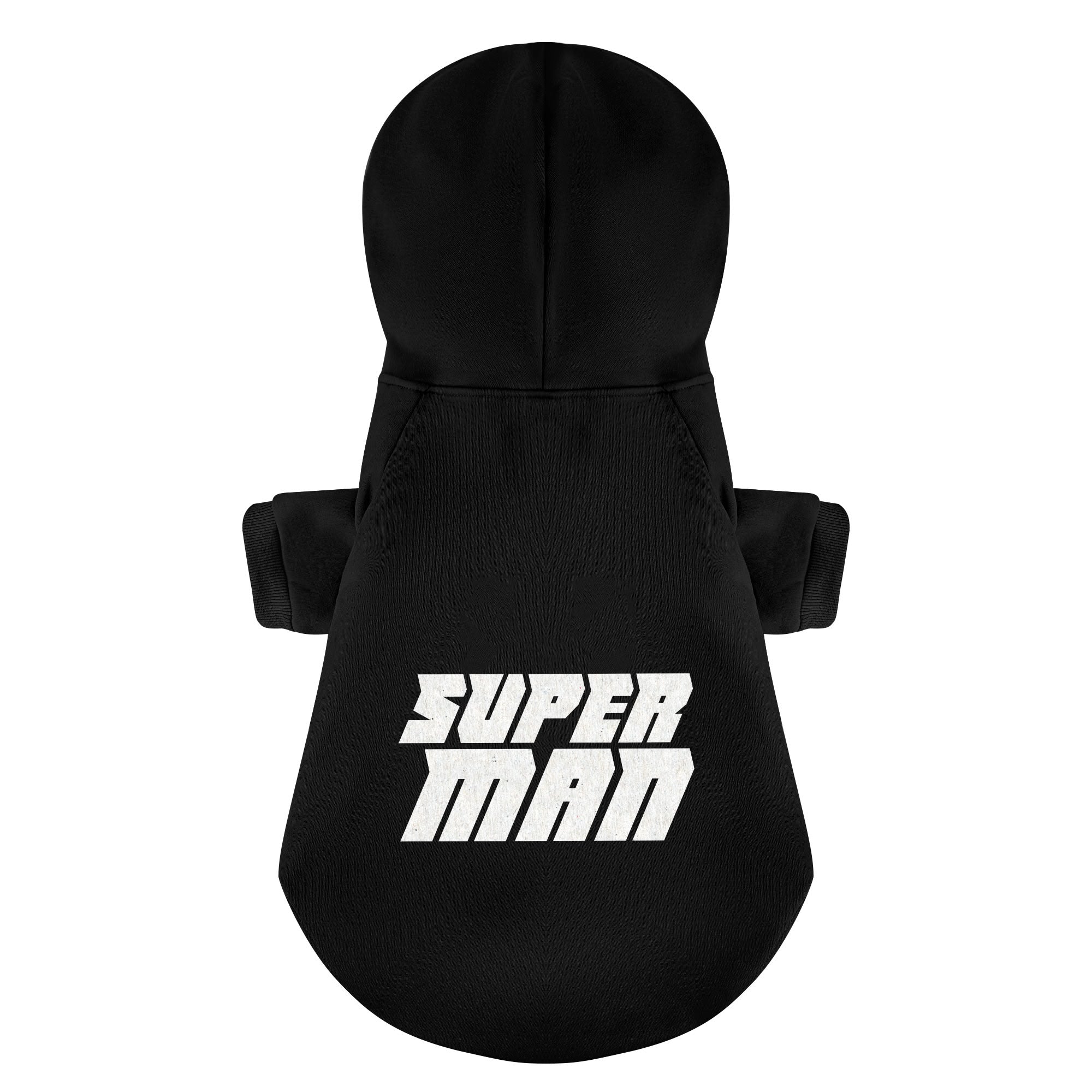 Superman French Bulldog Pet Sweatshirt for Playtime Fun-fadou