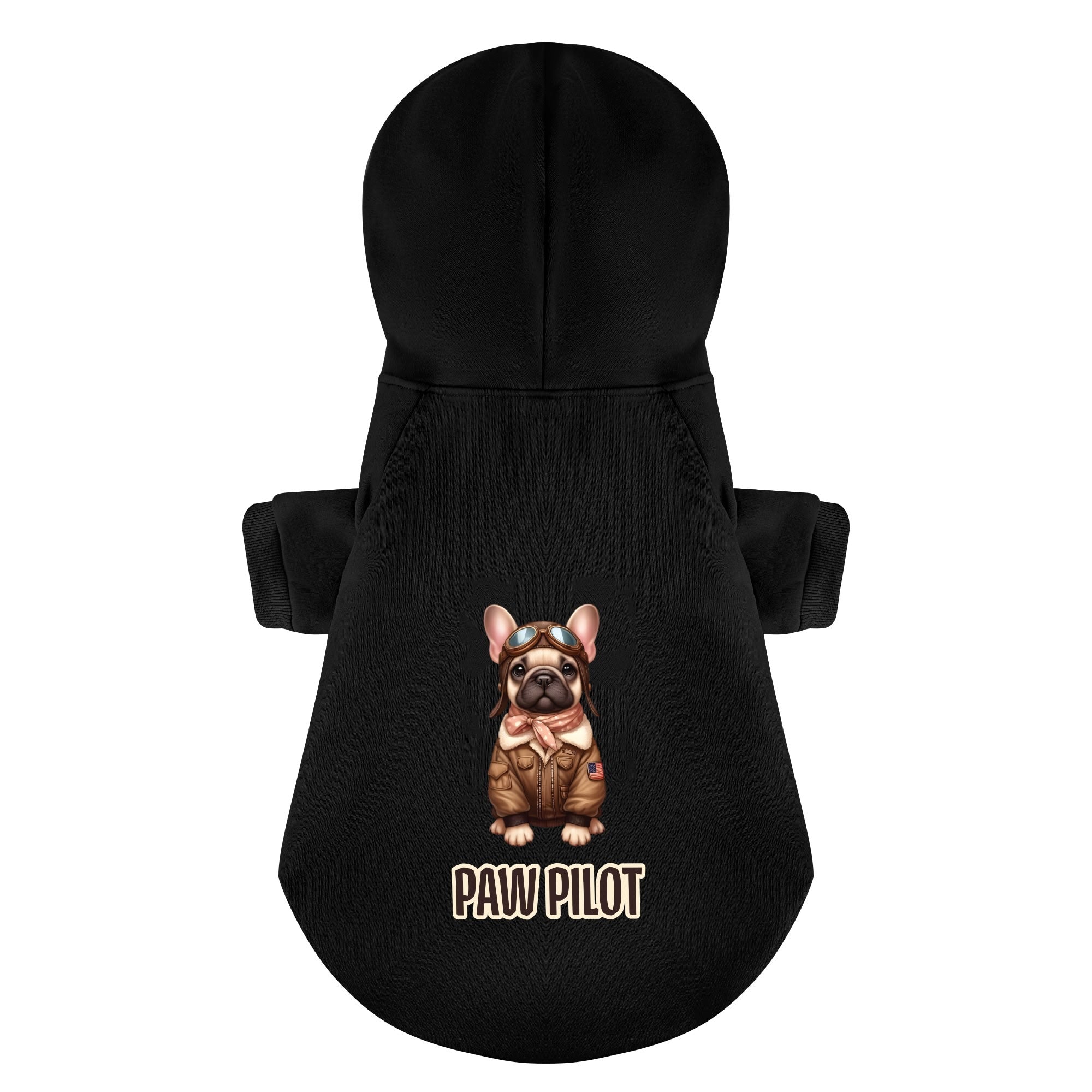 Paw French Bulldog Pet Sweatshirt for Training Sessions-fadou