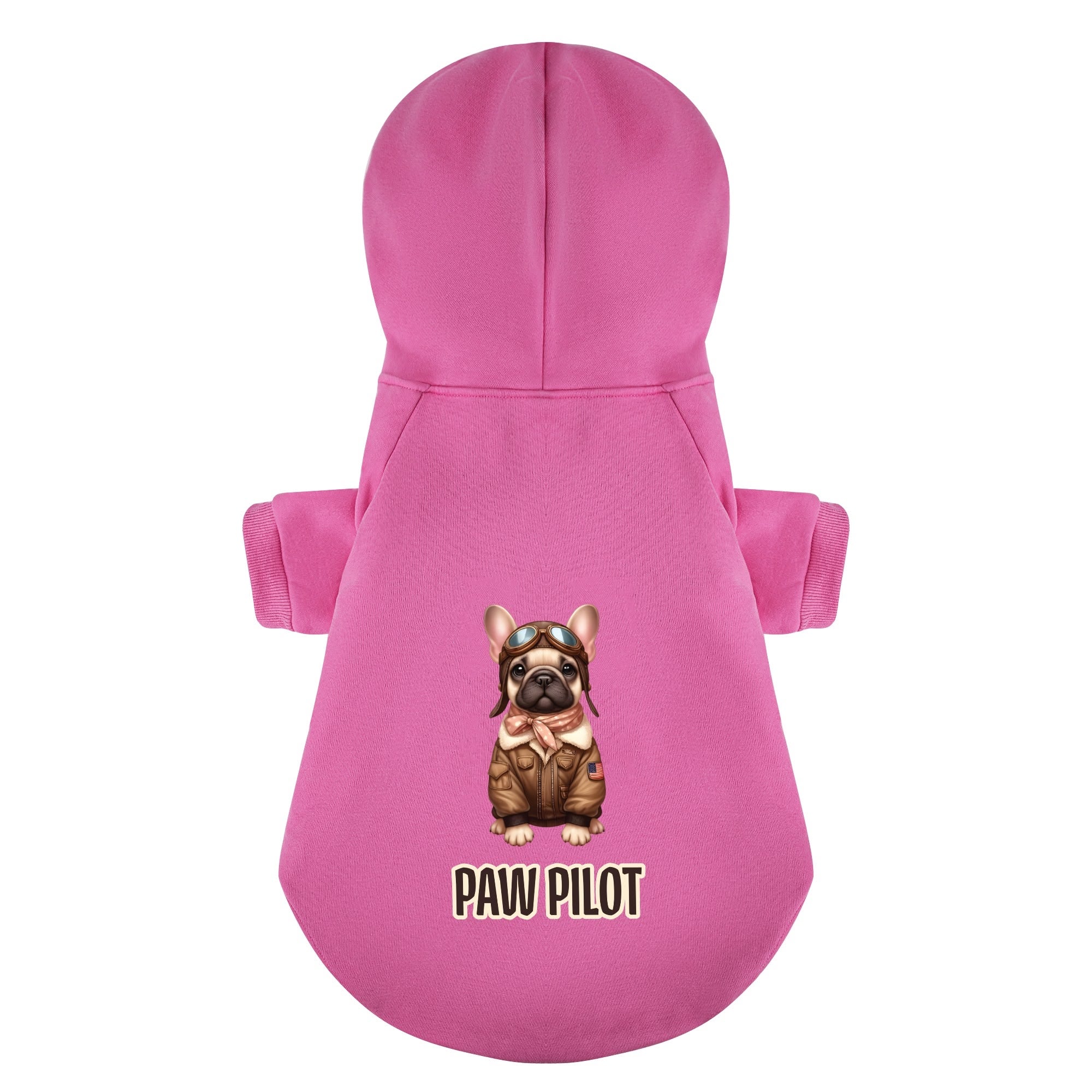 Paw French Bulldog Pet Sweatshirt for Training Sessions-fadou