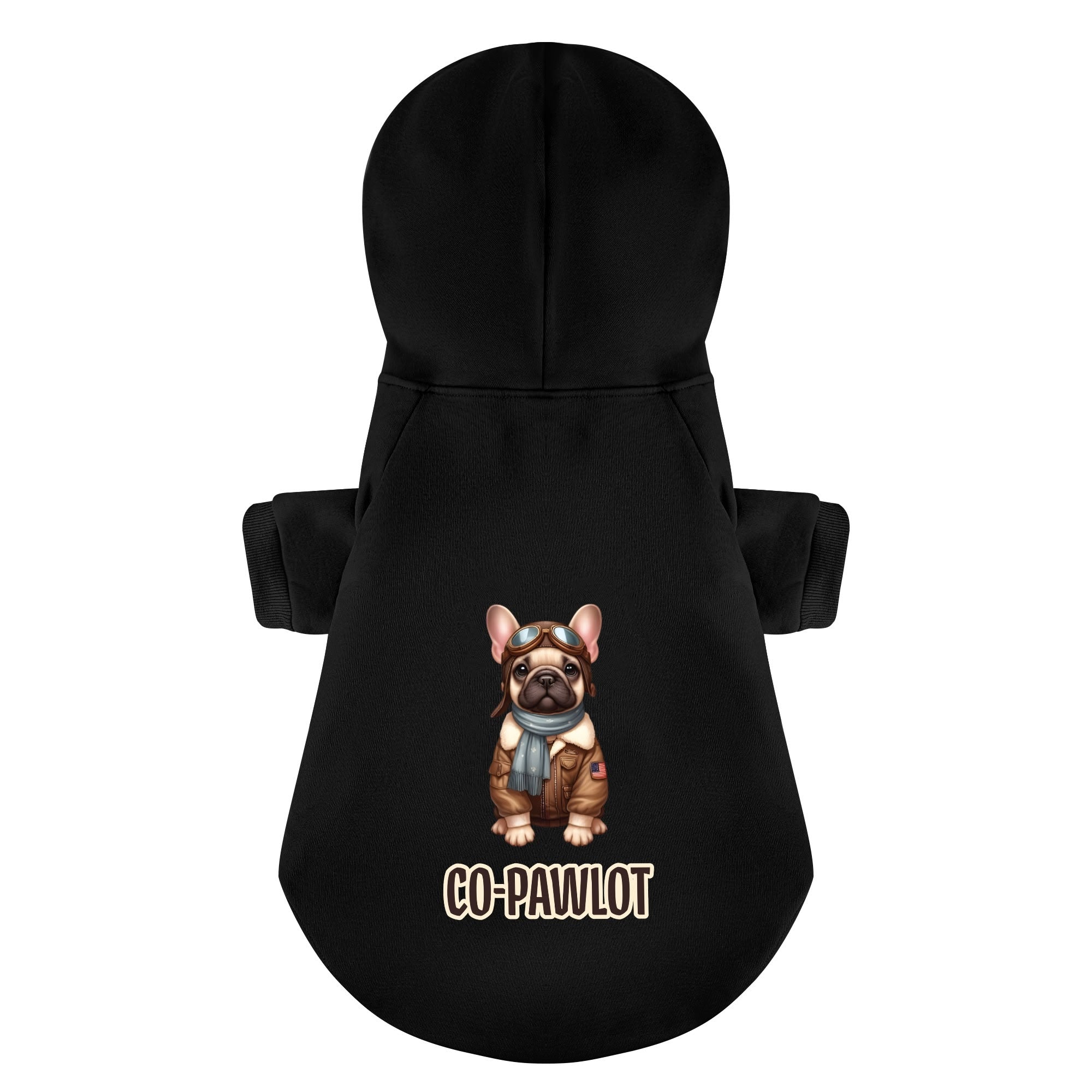 Paw French Bulldog Pet Sweatshirt for Training Sessions-fadou