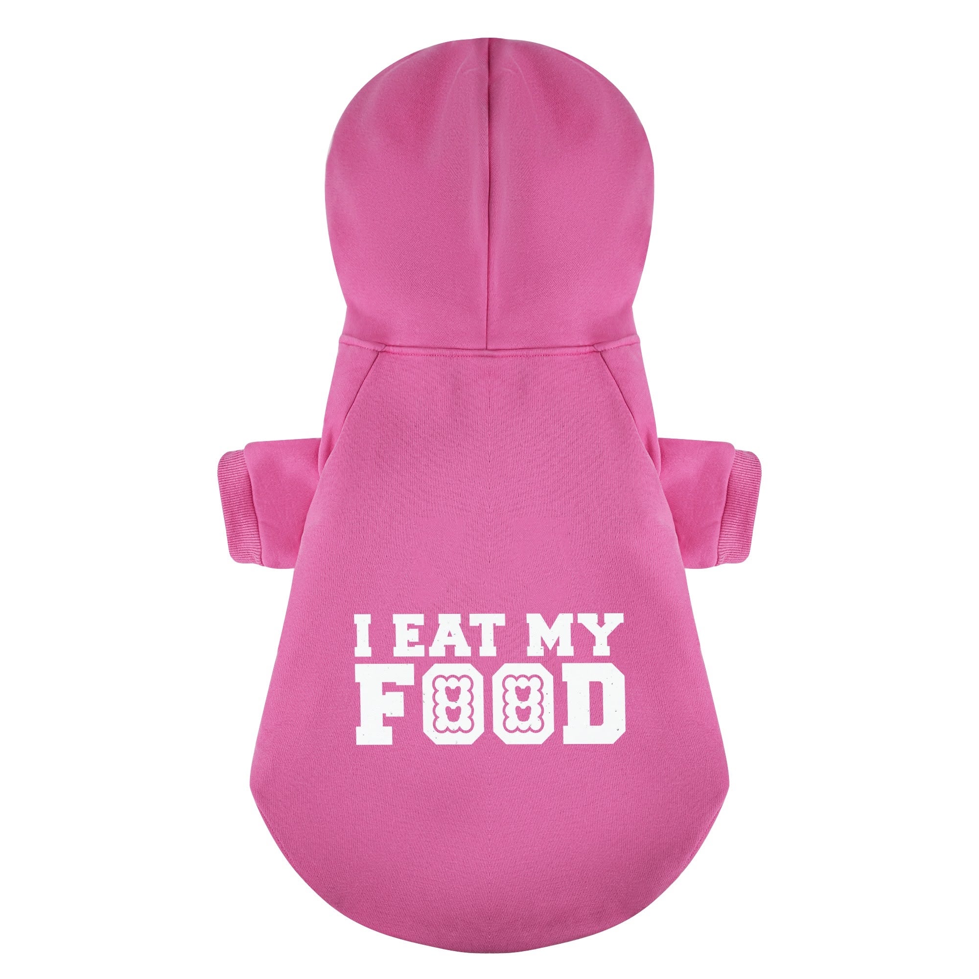 French Bulldog Stylish Fleece Hoodie for Flat-Face Breeds-fadou