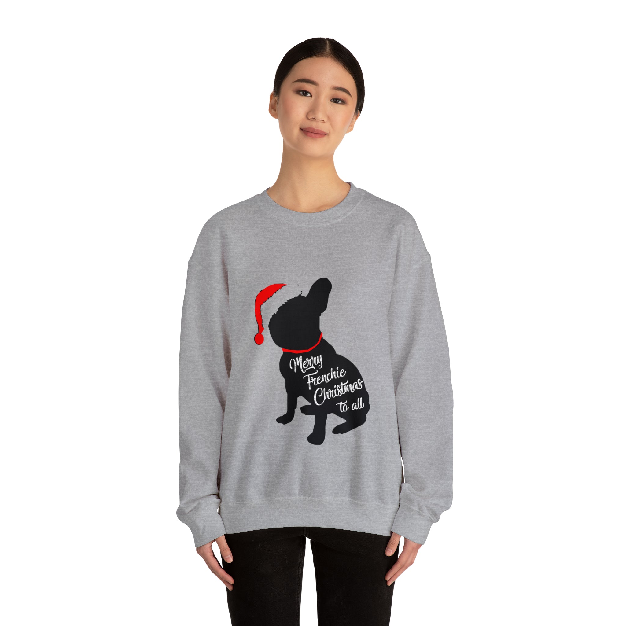 French Bulldog Christmas Pet Sweatshirt for Daily Walks-fadou
