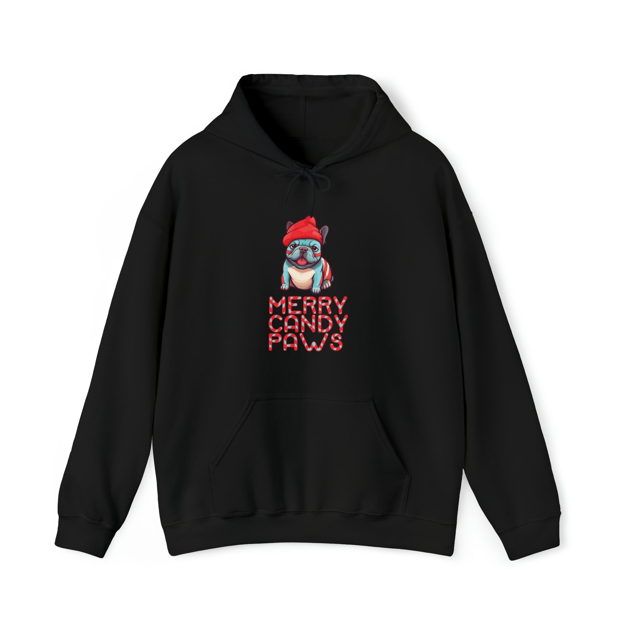 Merry French Bulldog Cotton Sweatshirt for Dog Park Days-fadou