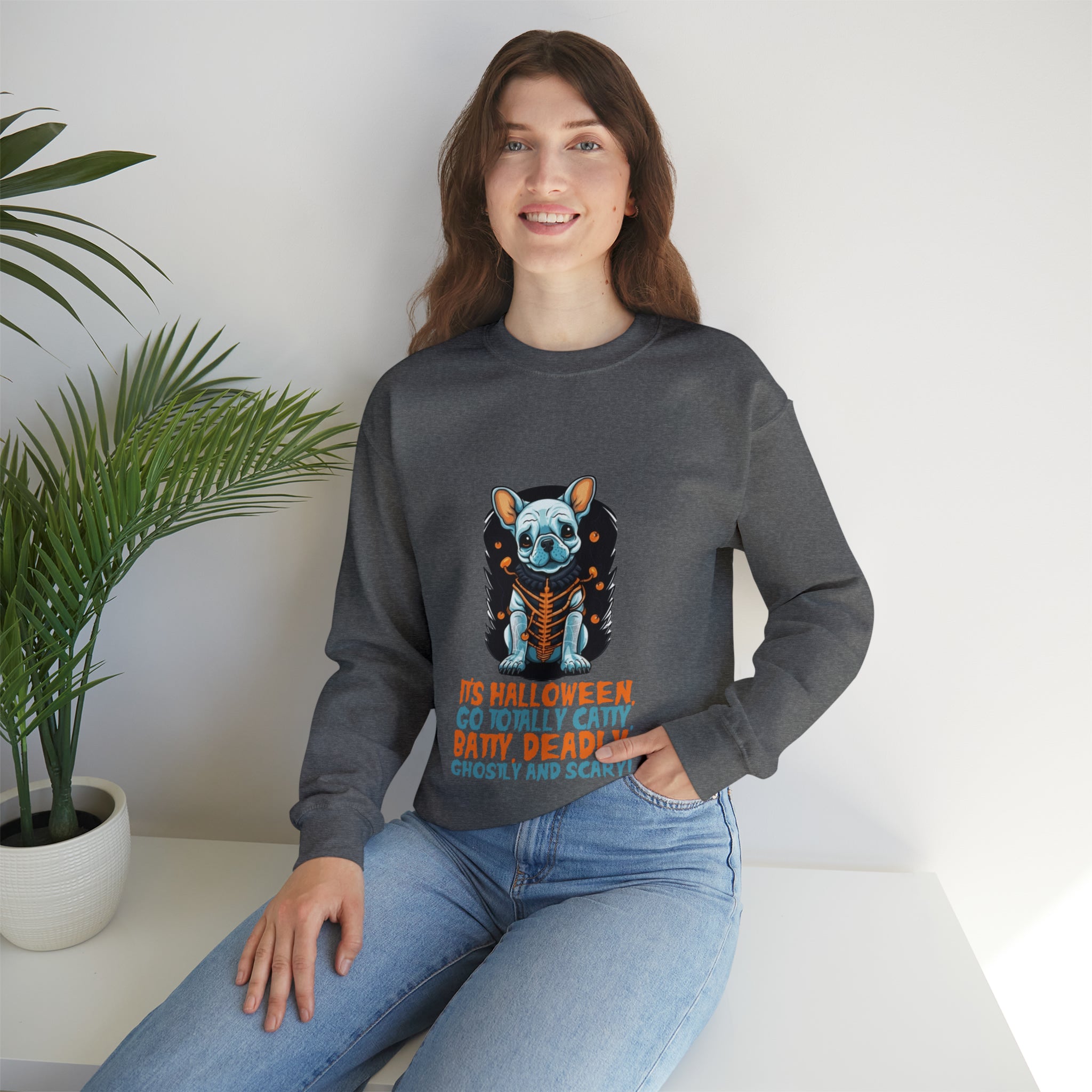 French Bulldog Halloween Pet Parent Pullover for Dog Park Days-fadou