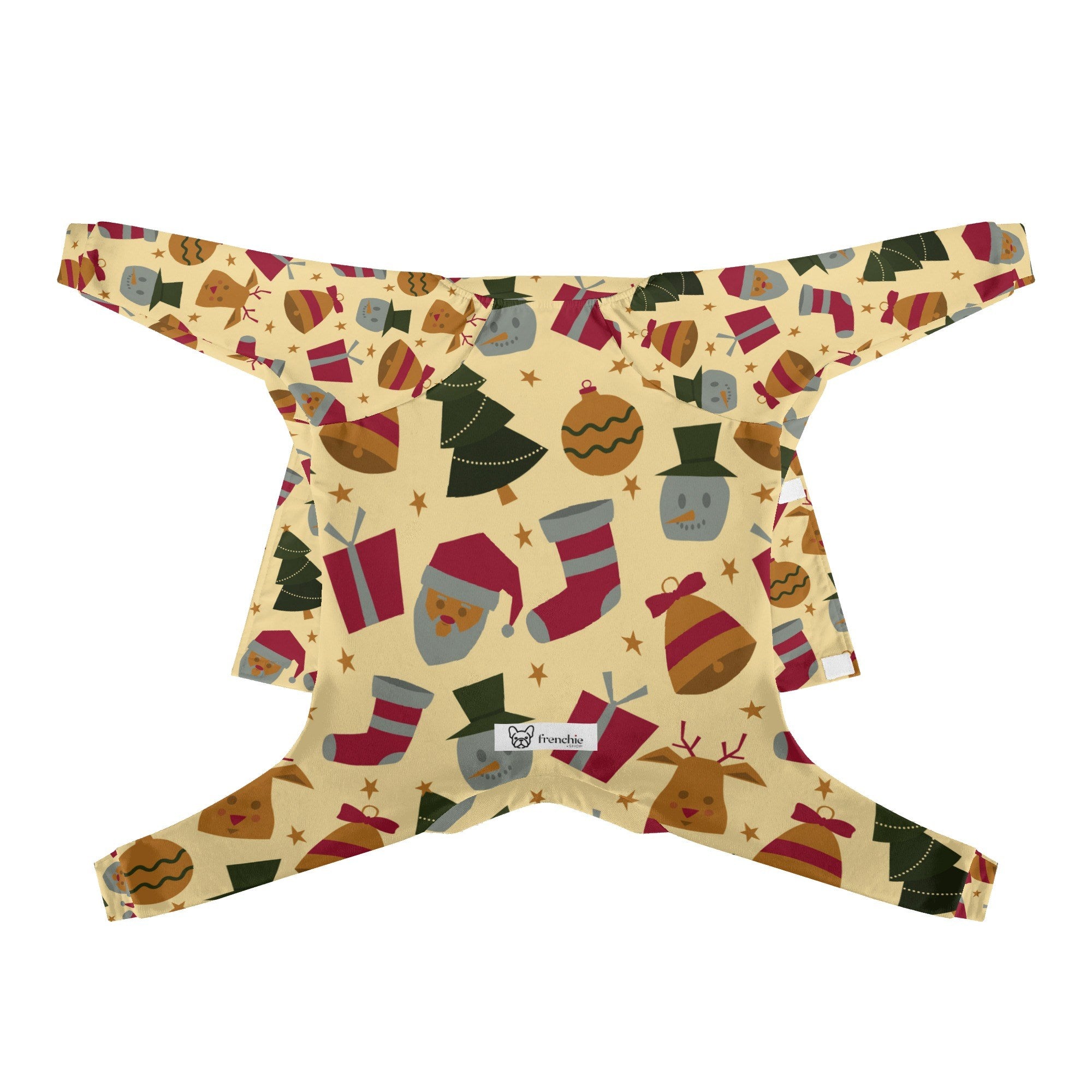 French Bulldog Christmas Dog Lounger for Short-Nosed Dogs-fadou