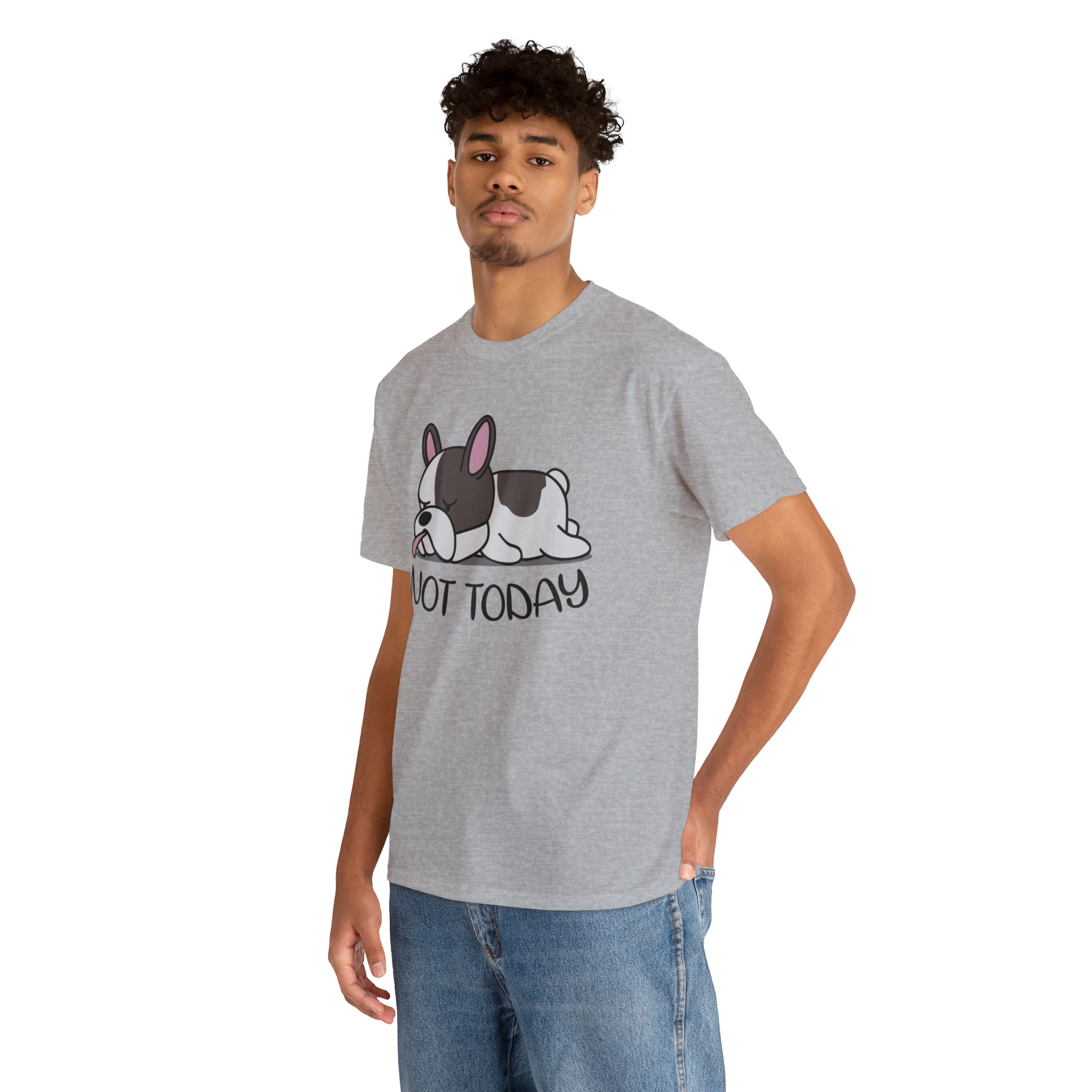 French Bulldog Cotton Cotton T-Shirt for Dog Moms & Dads-fadou