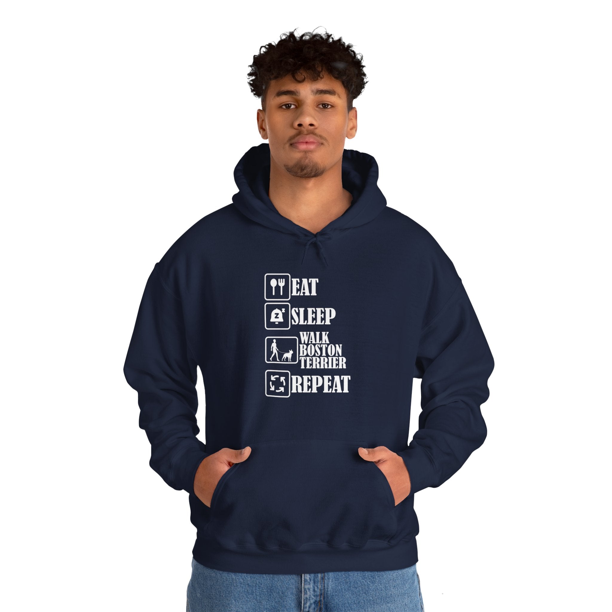 Clyde French Bulldog Fleece Hoodie for Frenchie Enthusiasts-fadou