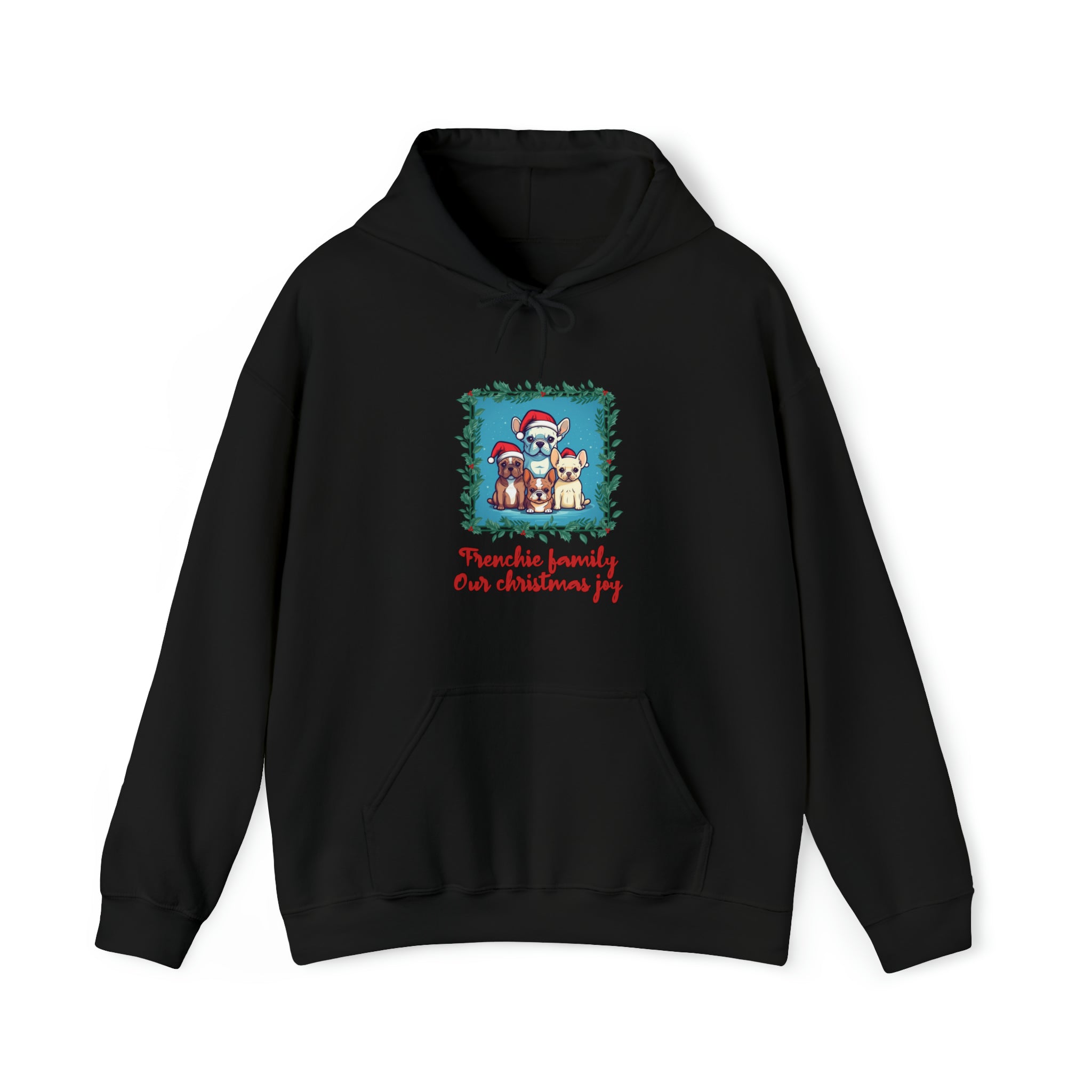 Frenchie Family Unisex Hoodie for Travel Comfort and Safety-fadou