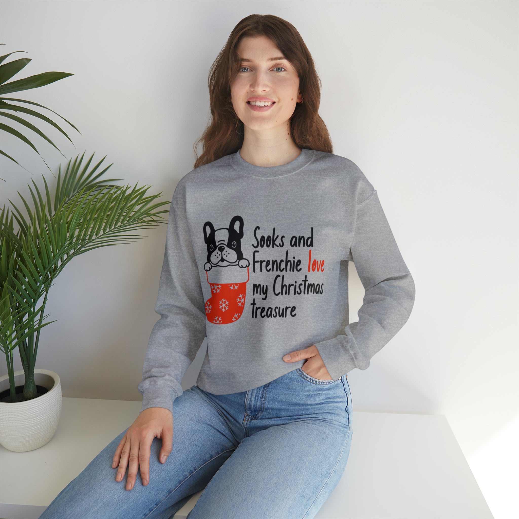 Willow French Bulldog Pet Parent Pullover for Frenchie Fans-fadou