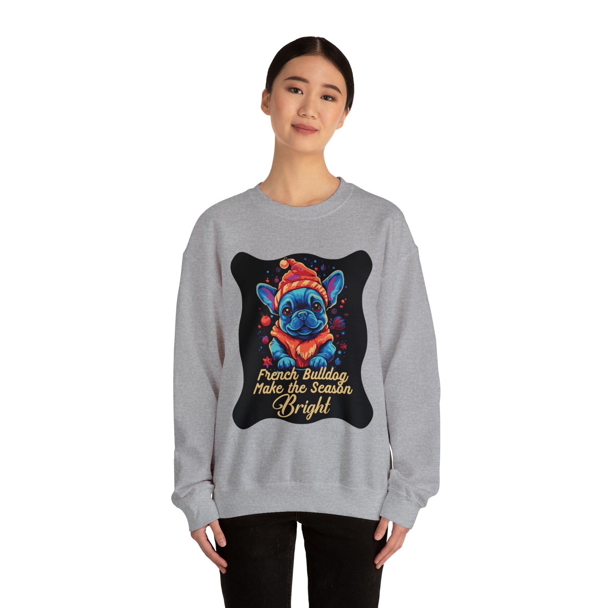 Luna French Bulldog Pet Parent Pullover for Dog Moms & Dads-fadou