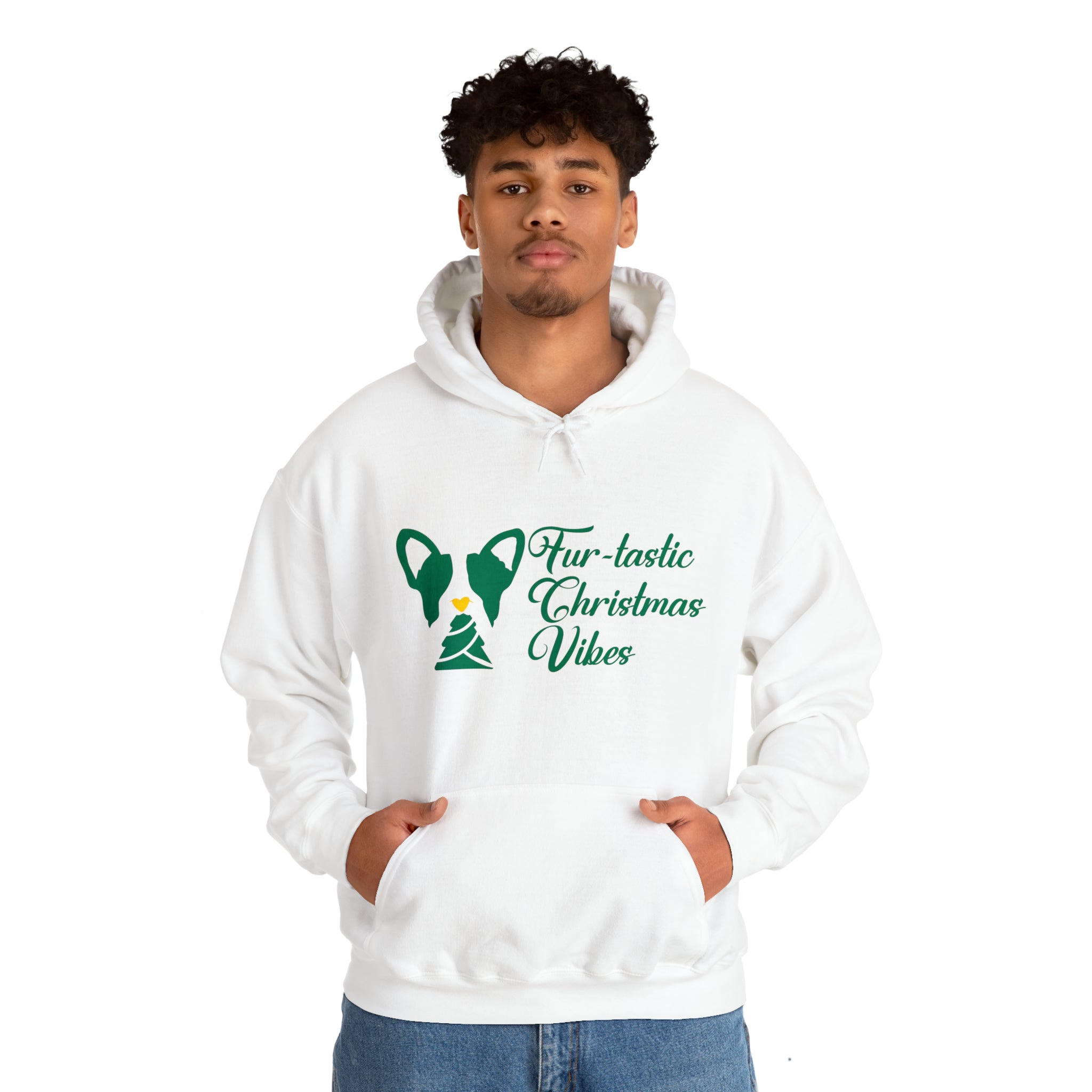 Frenchie Christmas Cotton Sweatshirt for Frenchie Enthusiasts-fadou