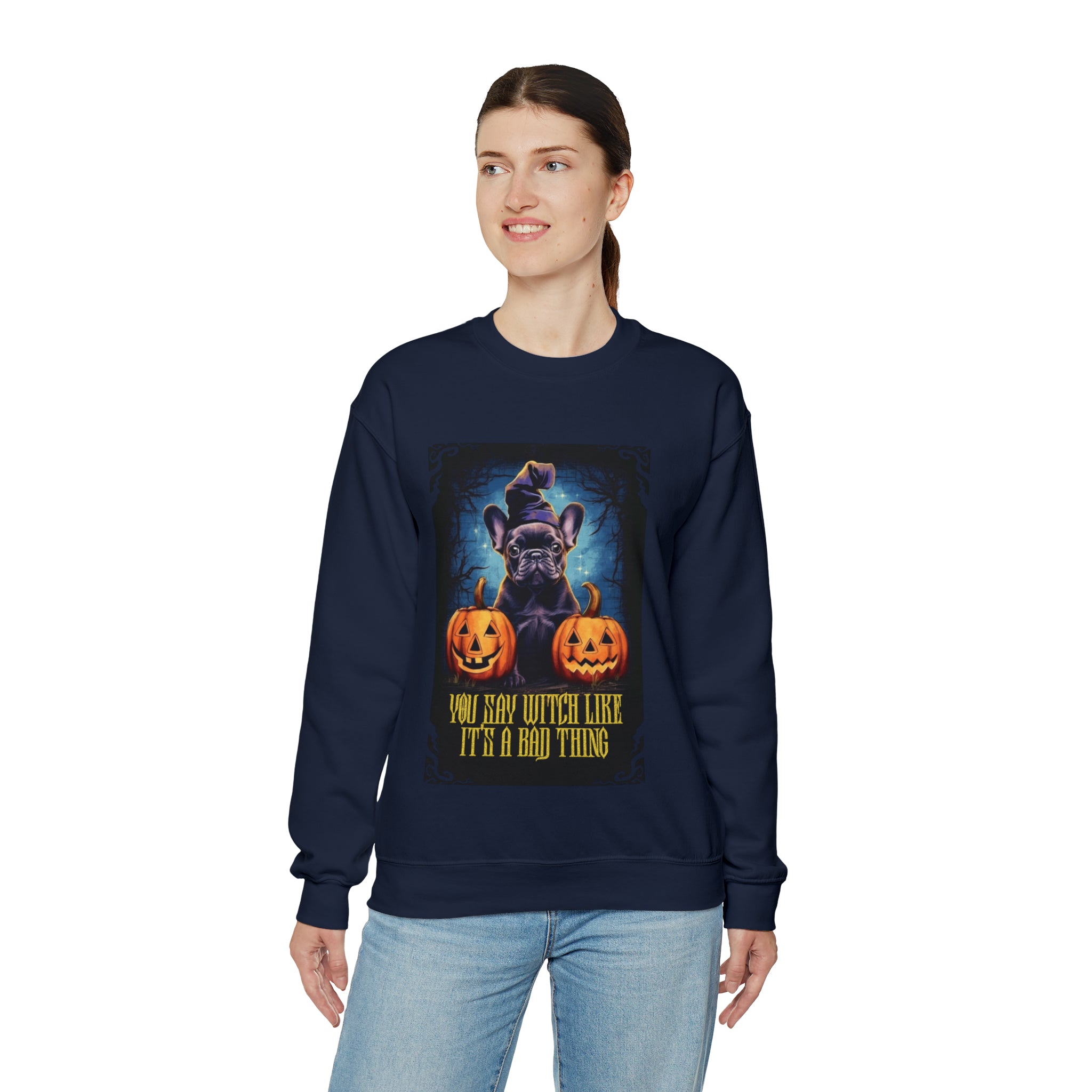 French Bulldog Halloween Dog Mom Hoodie for Frenchie Enthusiasts-fadou