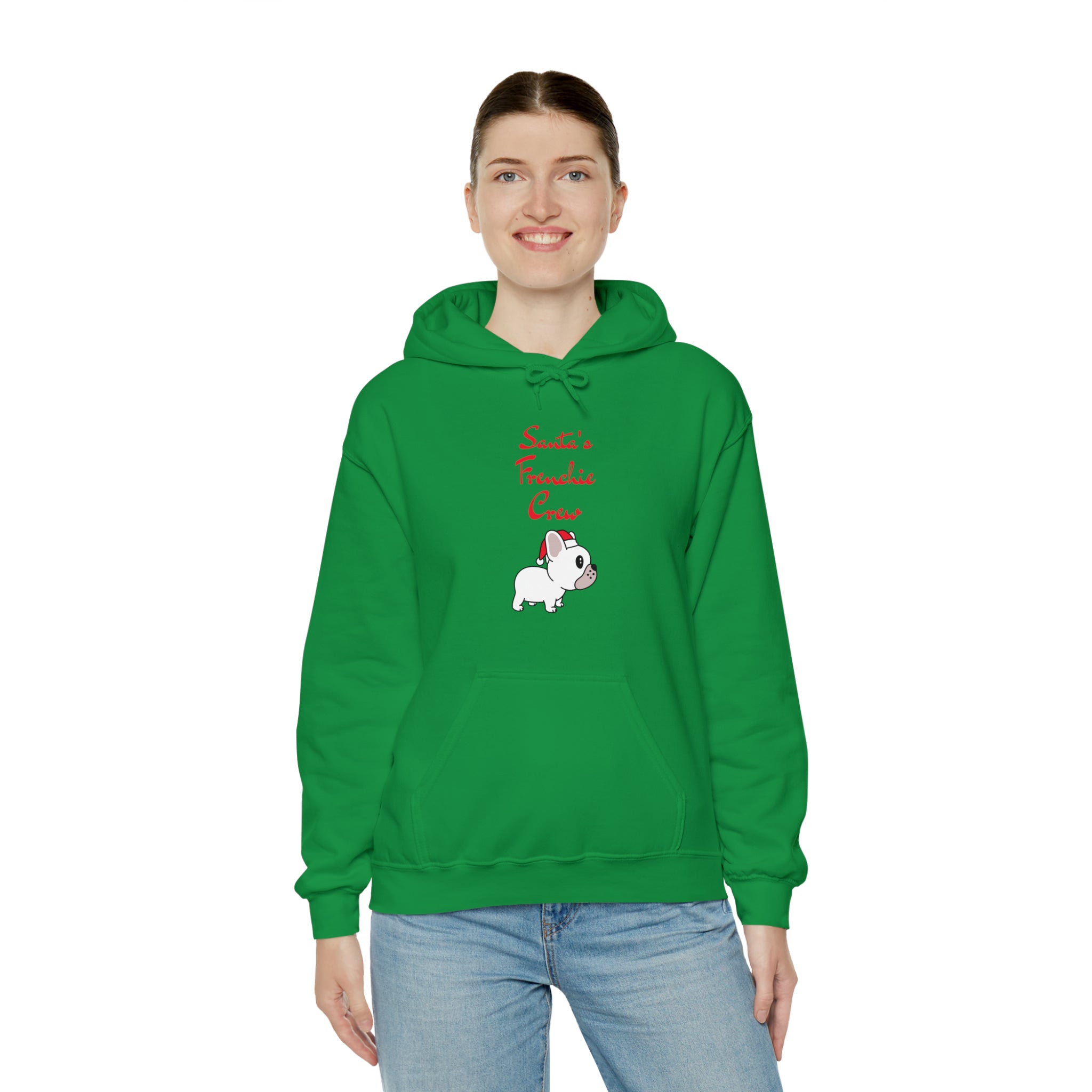 Frenchie Crew Unisex Hoodie for Travel Comfort and Safety-fadou