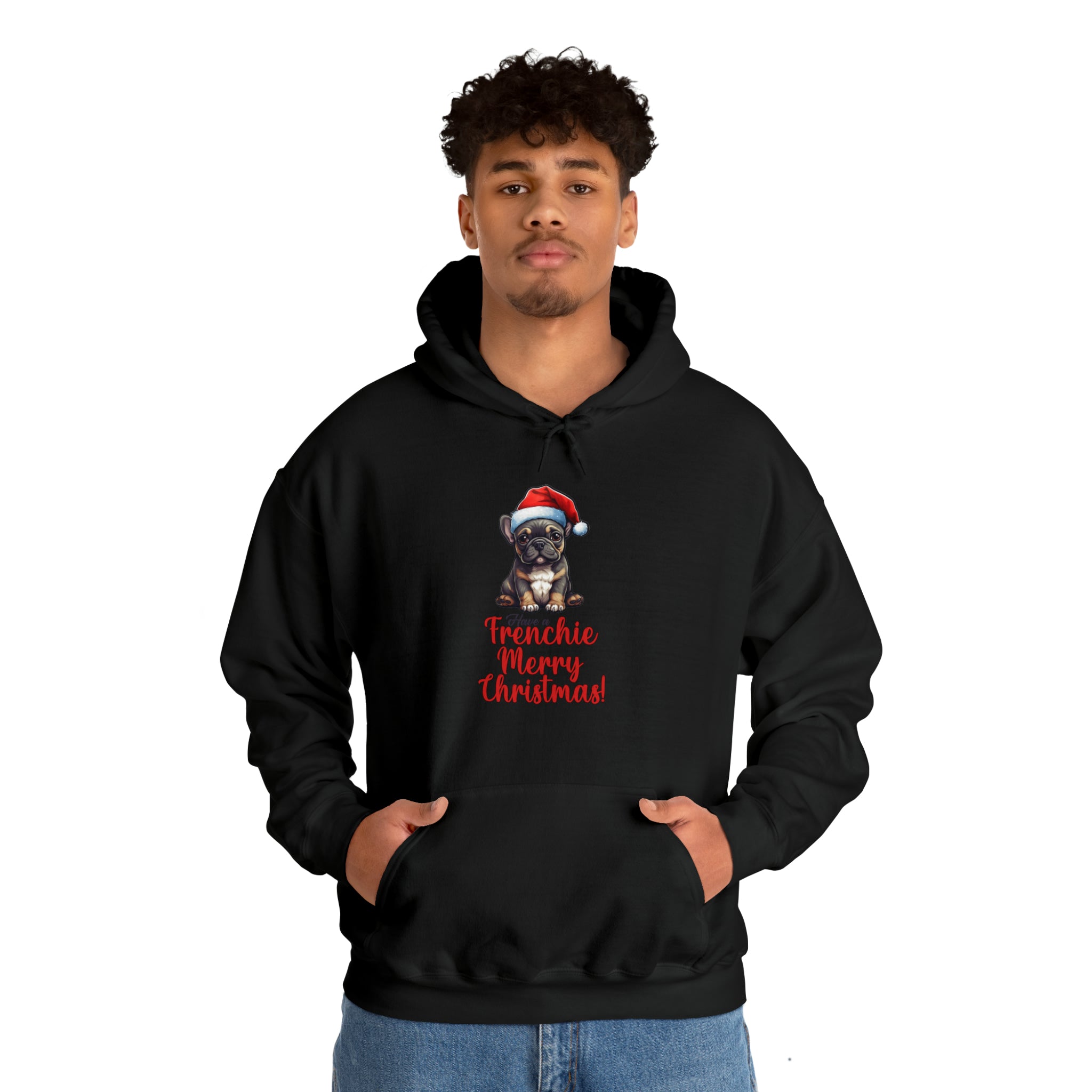 French Bulldog Christmas Cozy Hoodie for Training Sessions-fadou