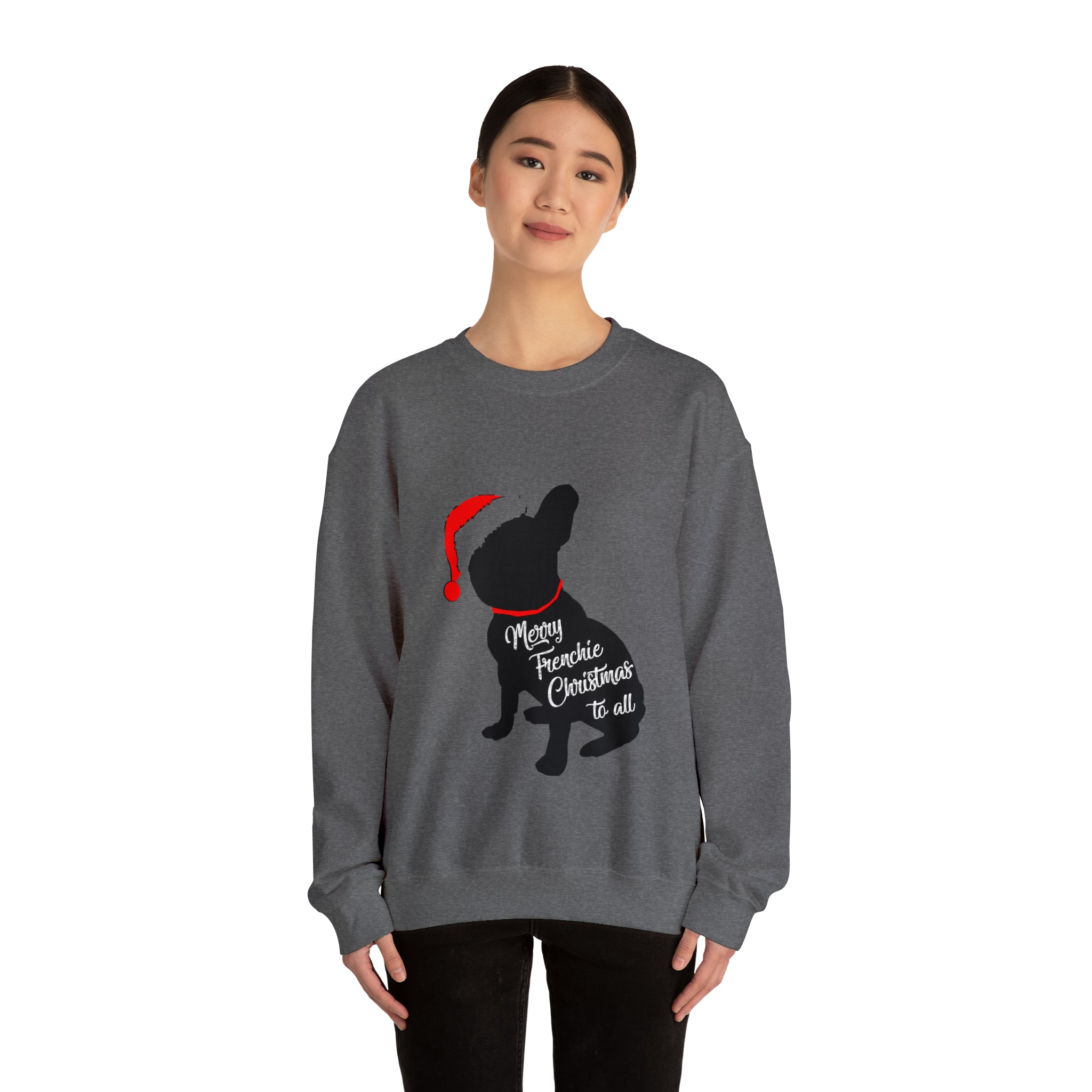 French Bulldog Christmas Pet Sweatshirt for Daily Walks-fadou