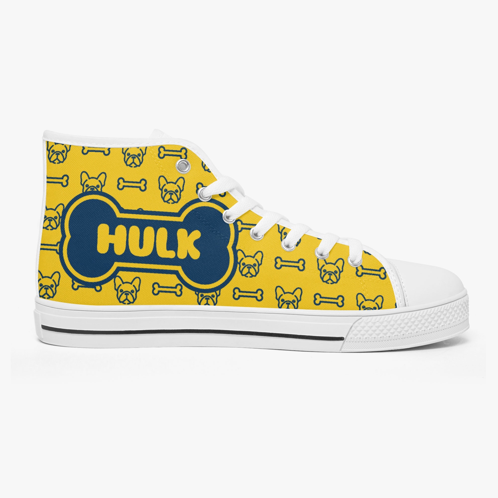 French Bulldog Personalized Classic Sneakers for Dog Park Days-fadou