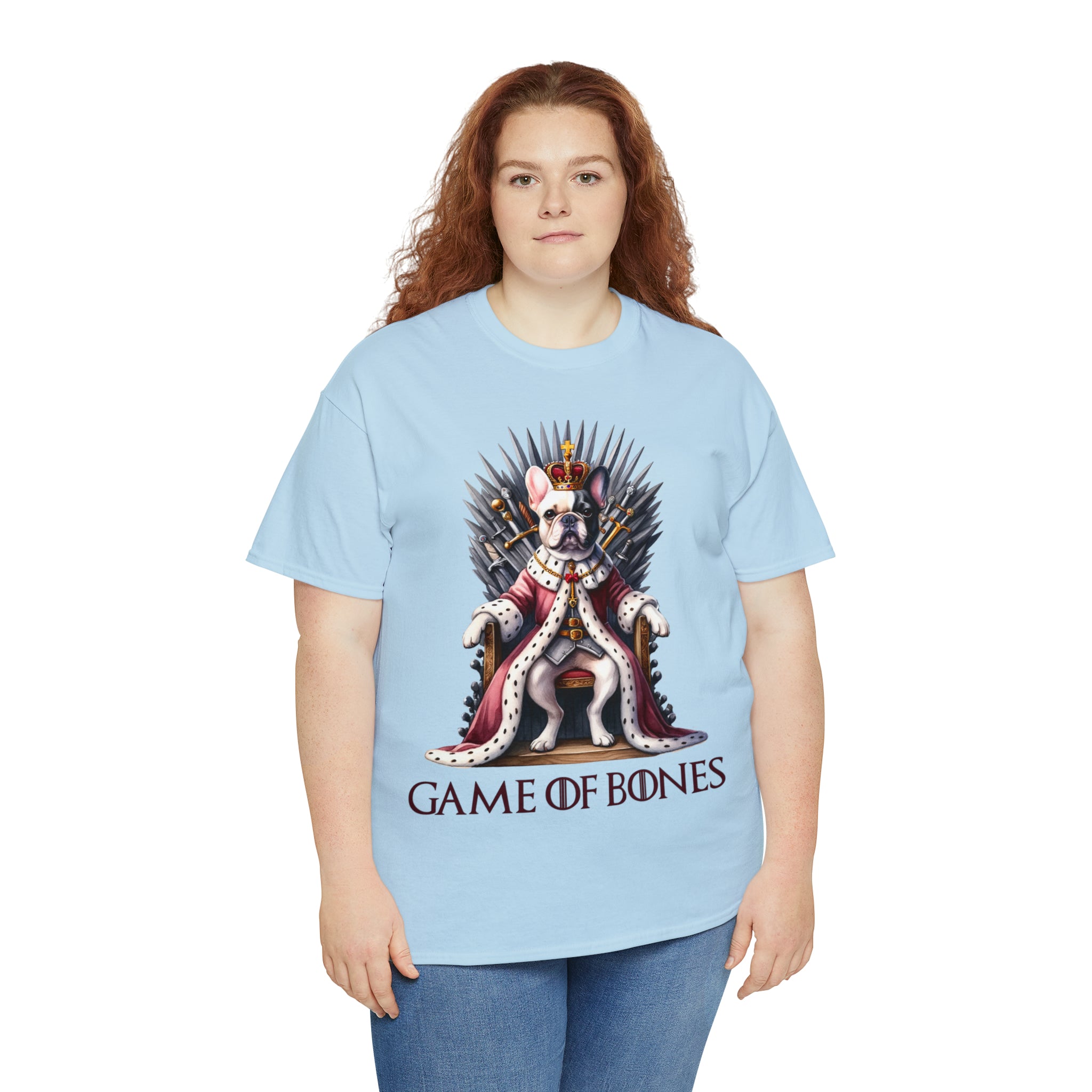 French Bulldog Cotton Graphic Tee for Frenchie Enthusiasts-fadou