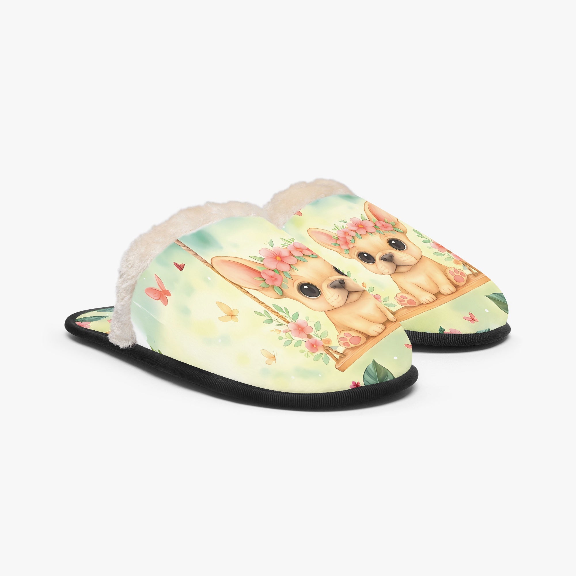 Camilla French Bulldog House Slippers for Dog Park Days-fadou