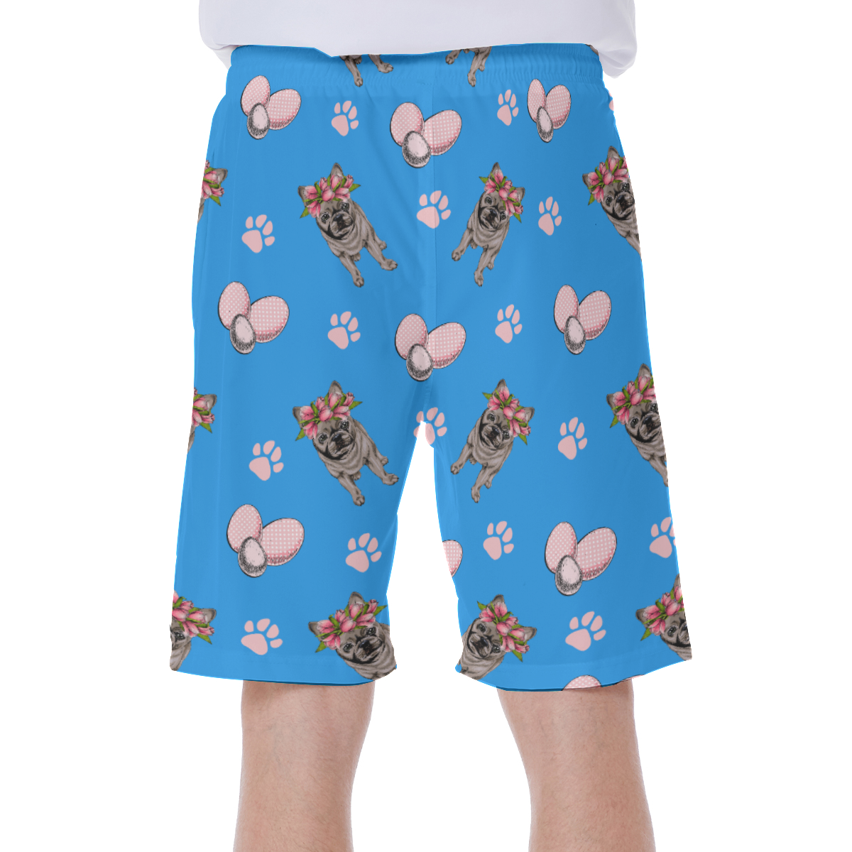 HARLEY French Bulldog Board Shorts for Frenchie Enthusiasts-fadou