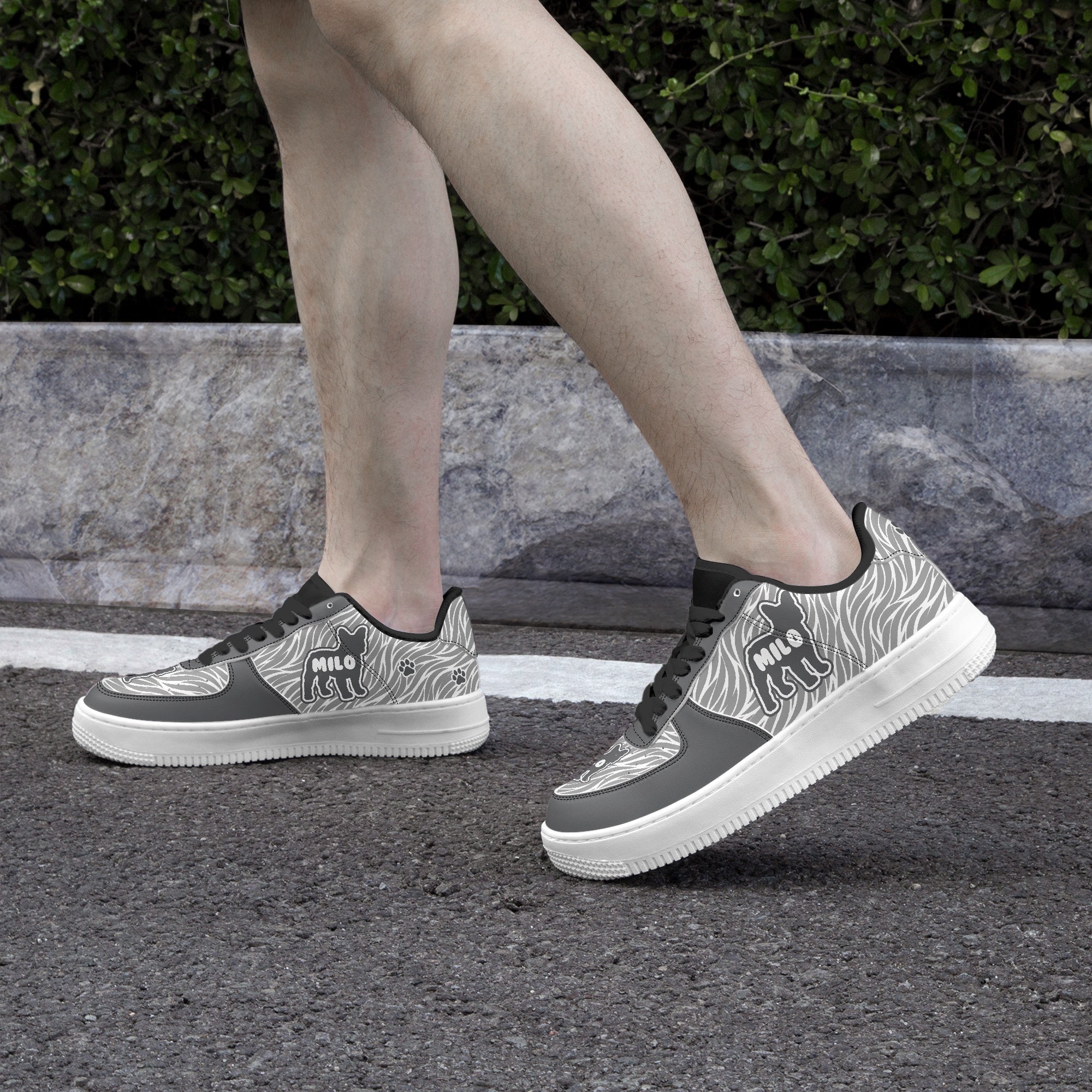 Frenchie Personalized High-Top Shoes for Frenchie Enthusiasts-fadou