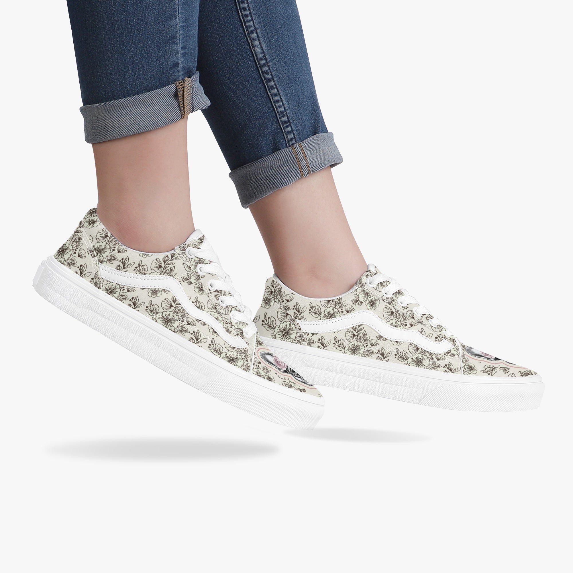 French Bulldog Trendy Classic Sneakers for Bulldog Owners-fadou