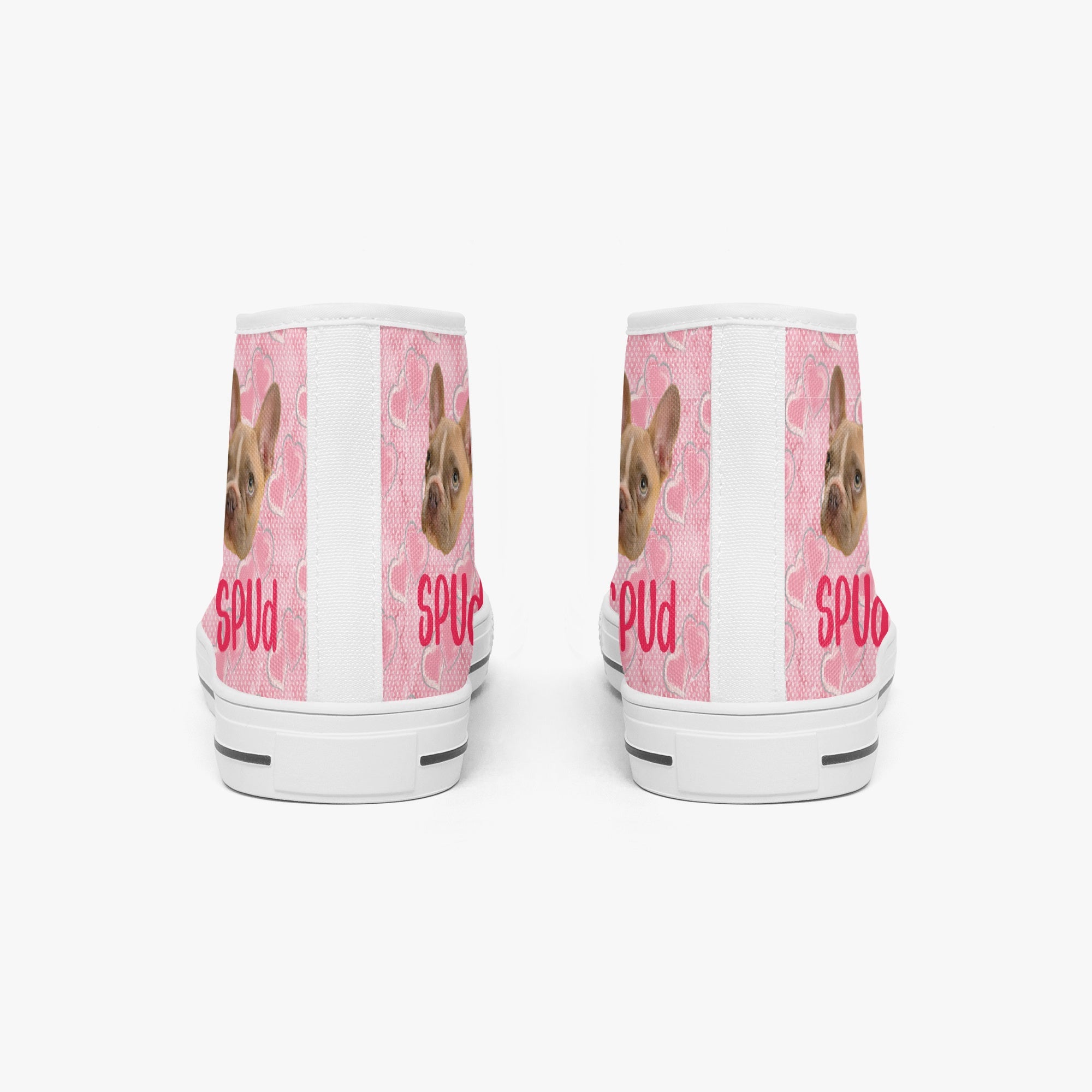 Waffle Personalized Classic Sneakers for Frenchie Enthusiasts-fadou