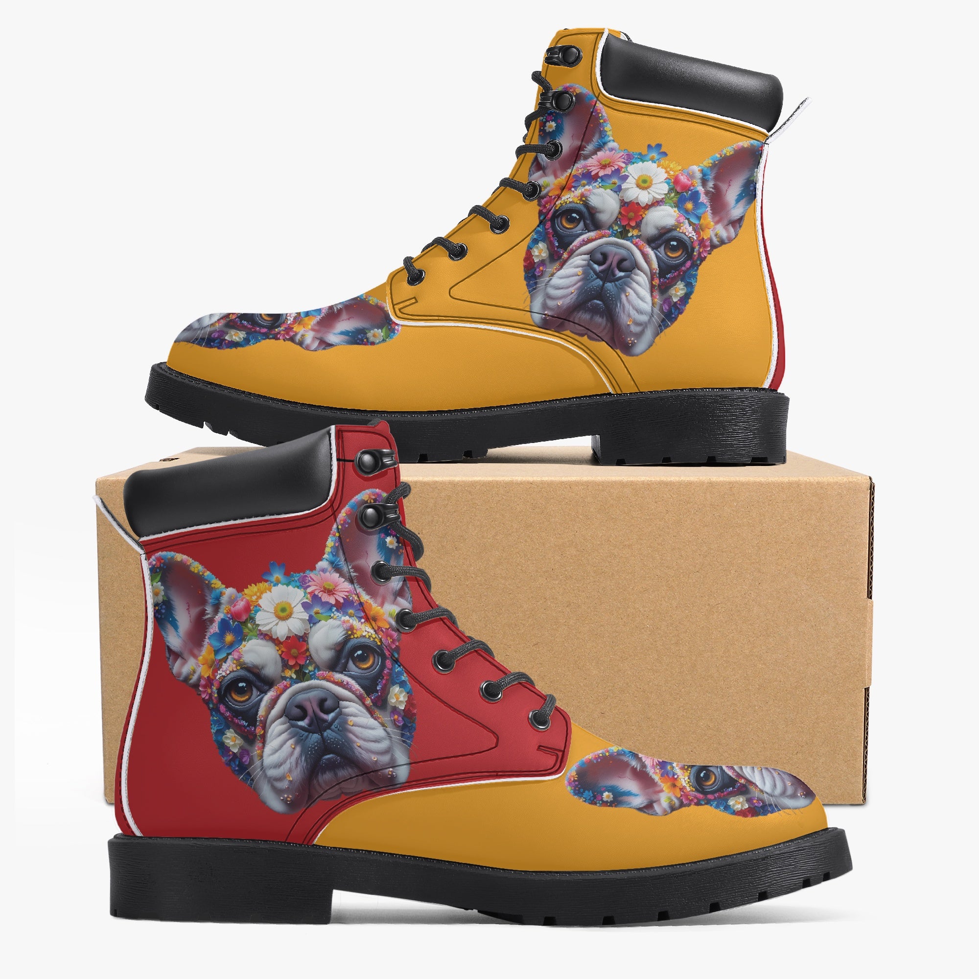 French Bulldog Casual Fashion Boots for Dog Moms & Dads-fadou