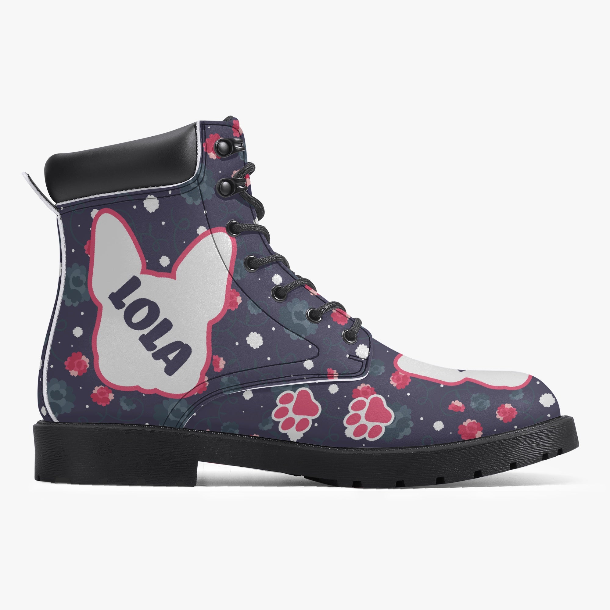 French Bulldog Personalized Fashion Boots for Frenchie Fans-fadou