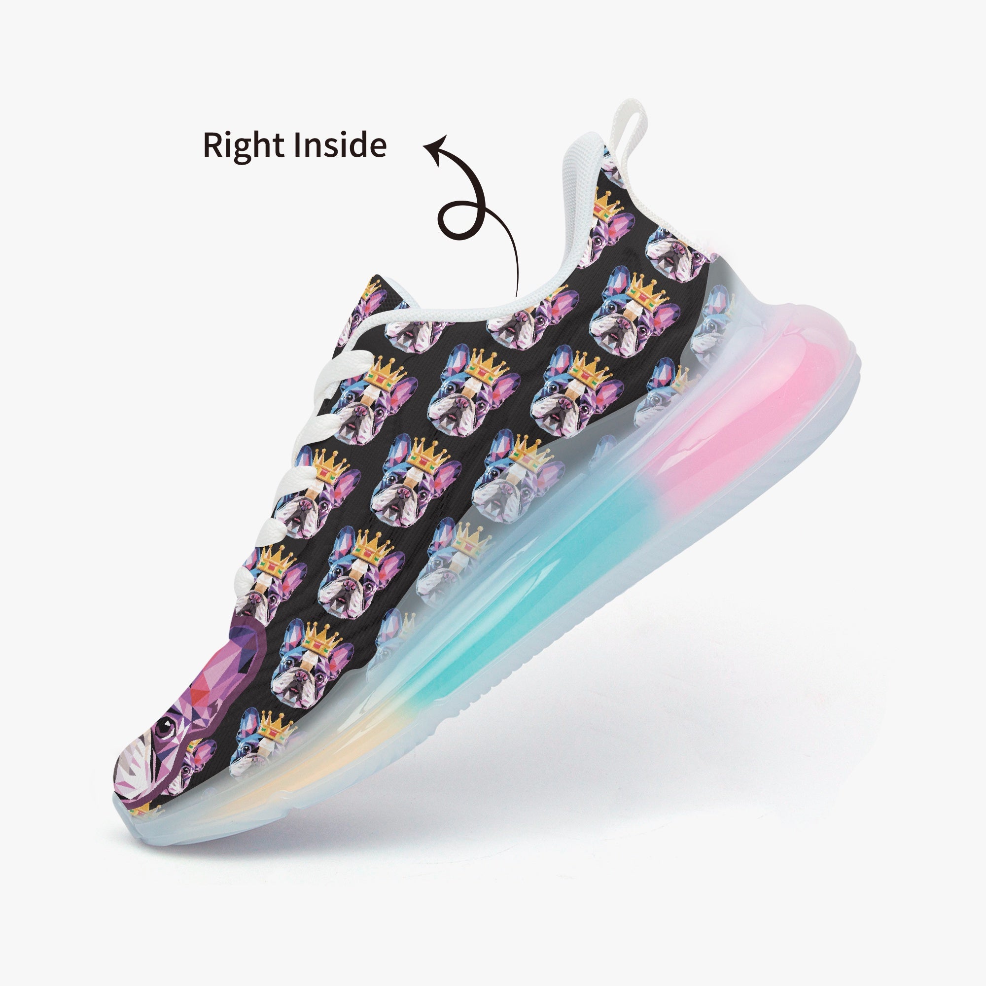 French Bulldog Lightweight Canvas Sneakers for Bulldog Owners-fadou