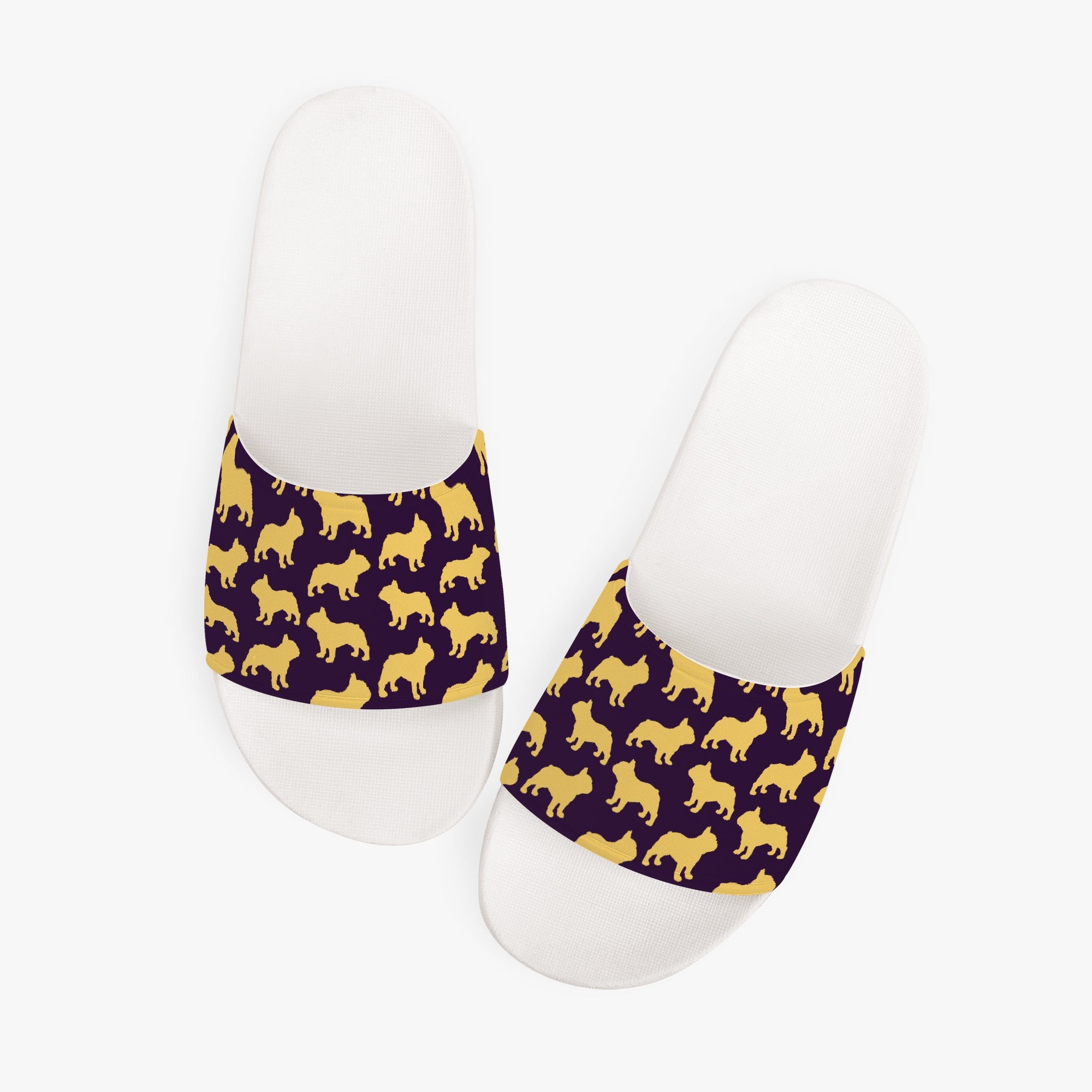 Gaston French Bulldog Summer Slides for Frenchie Enthusiasts-fadou