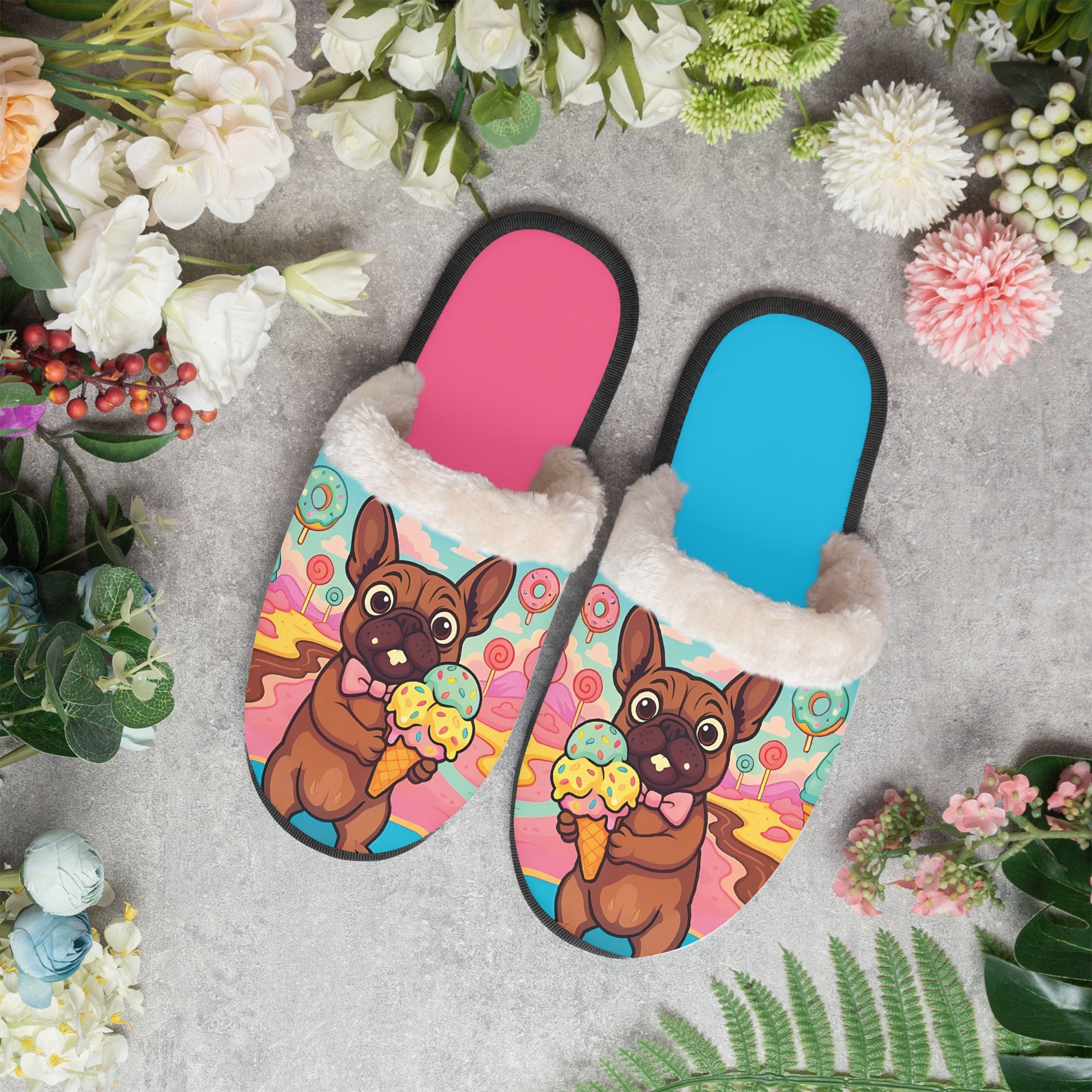 Harry French Bulldog Indoor Shoes for Frenchie Enthusiasts-fadou