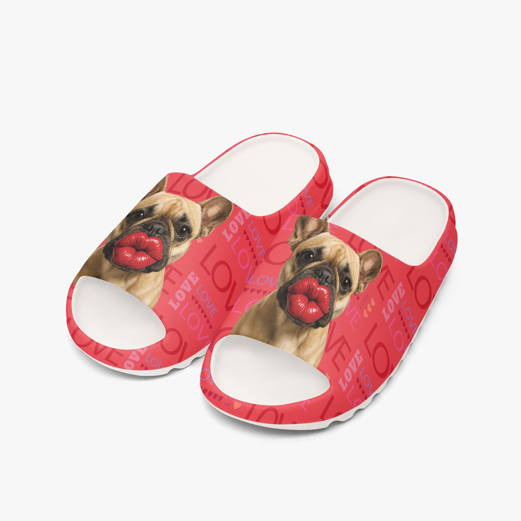 Pippa French Bulldog Summer Slides for Frenchie Enthusiasts-fadou