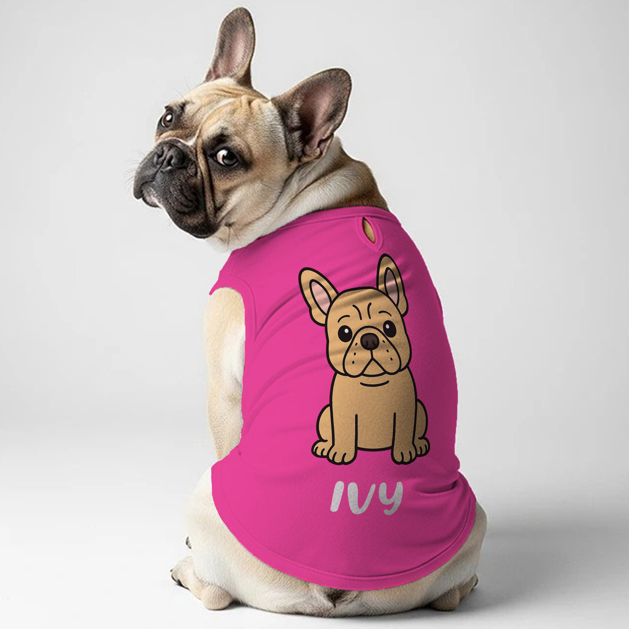 French Bulldog Personalized Graphic Tee for Frenchie Enthusiasts-fadou