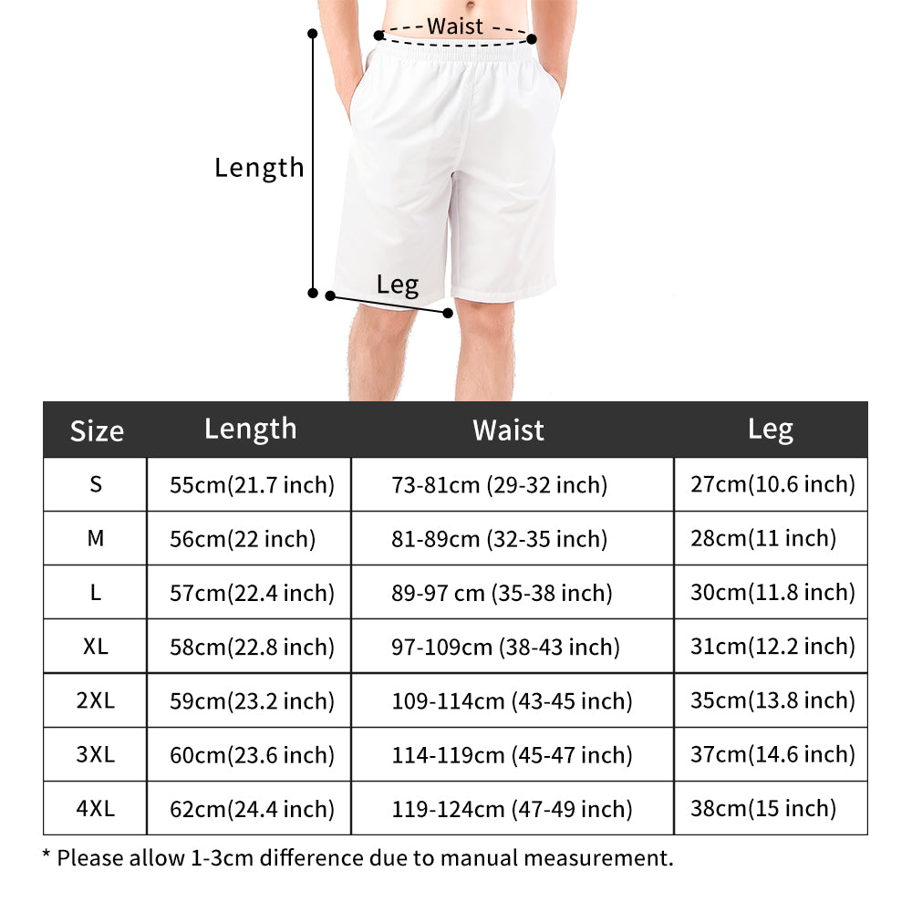 Frenchie All-Over Print Beach Shorts for Dog Moms & Dads-fadou