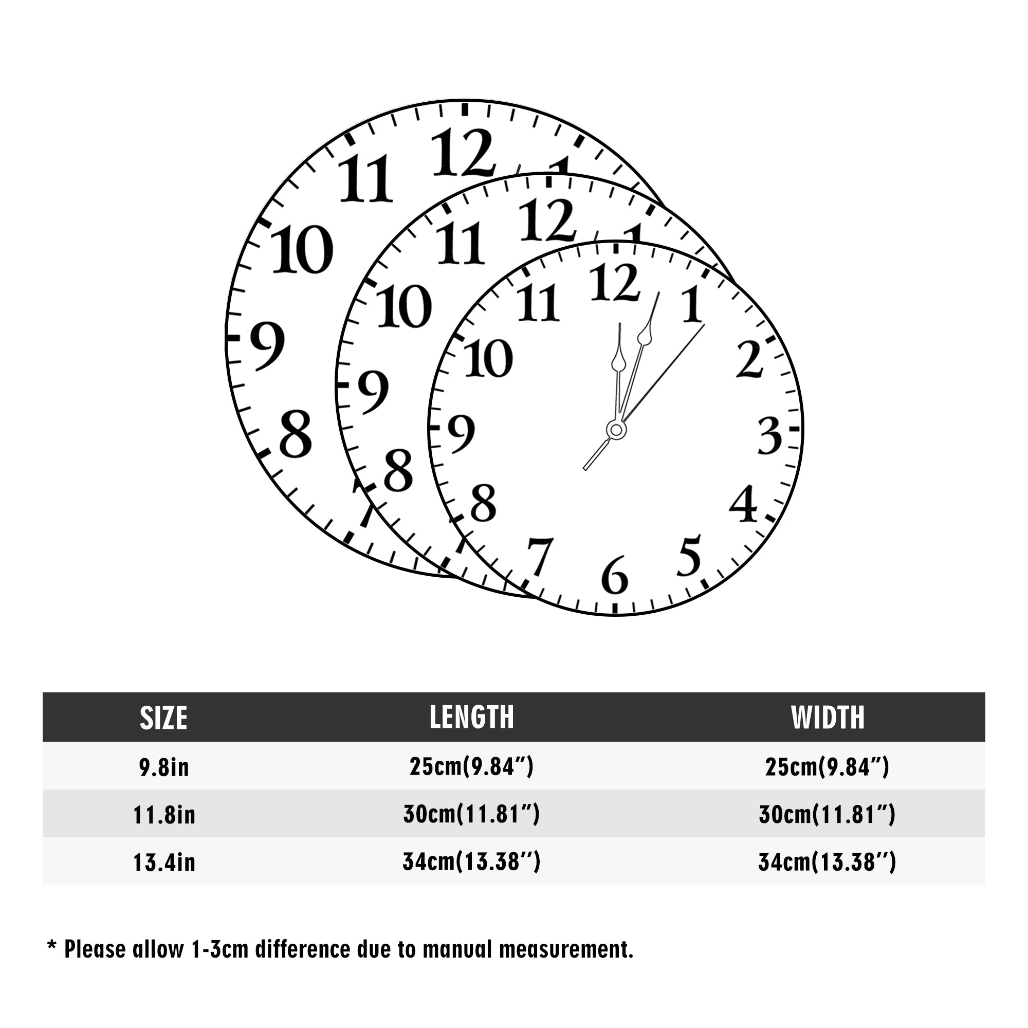 Frenchie Frameless Modern Wall Clock for Dog Moms & Dads-fadou