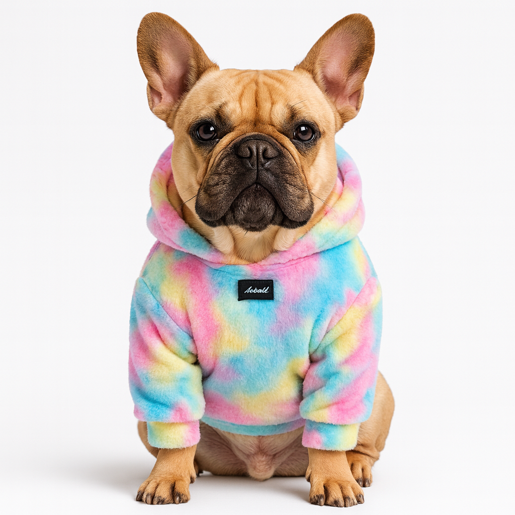 French Bulldog Plush Cotton Sweatshirt for Frenchie Enthusiasts-fadou