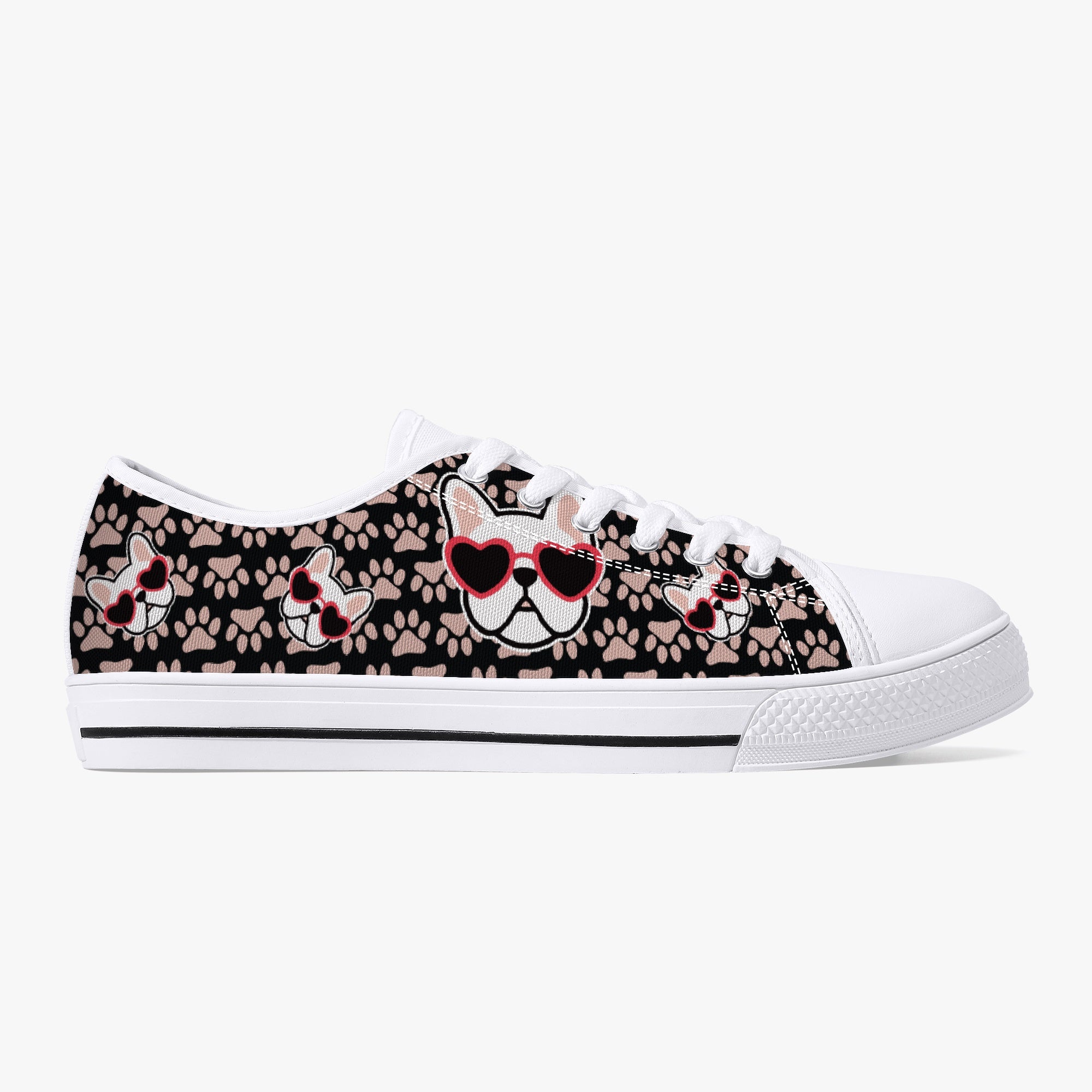 French Bulldog Classic Classic Sneakers for Dog Park Days-fadou