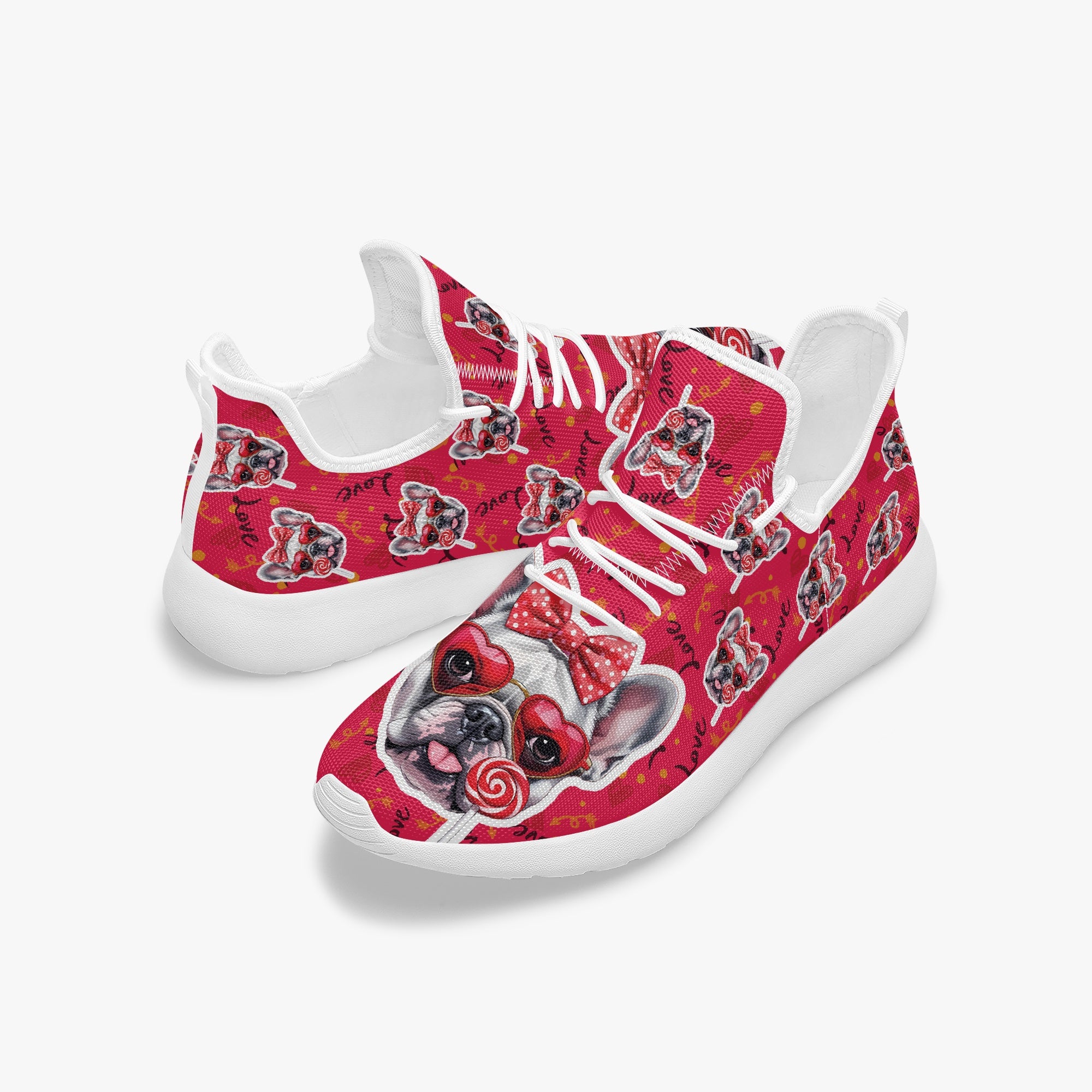 Frenchie Classic Canvas Sneakers for Frenchie Enthusiasts-fadou