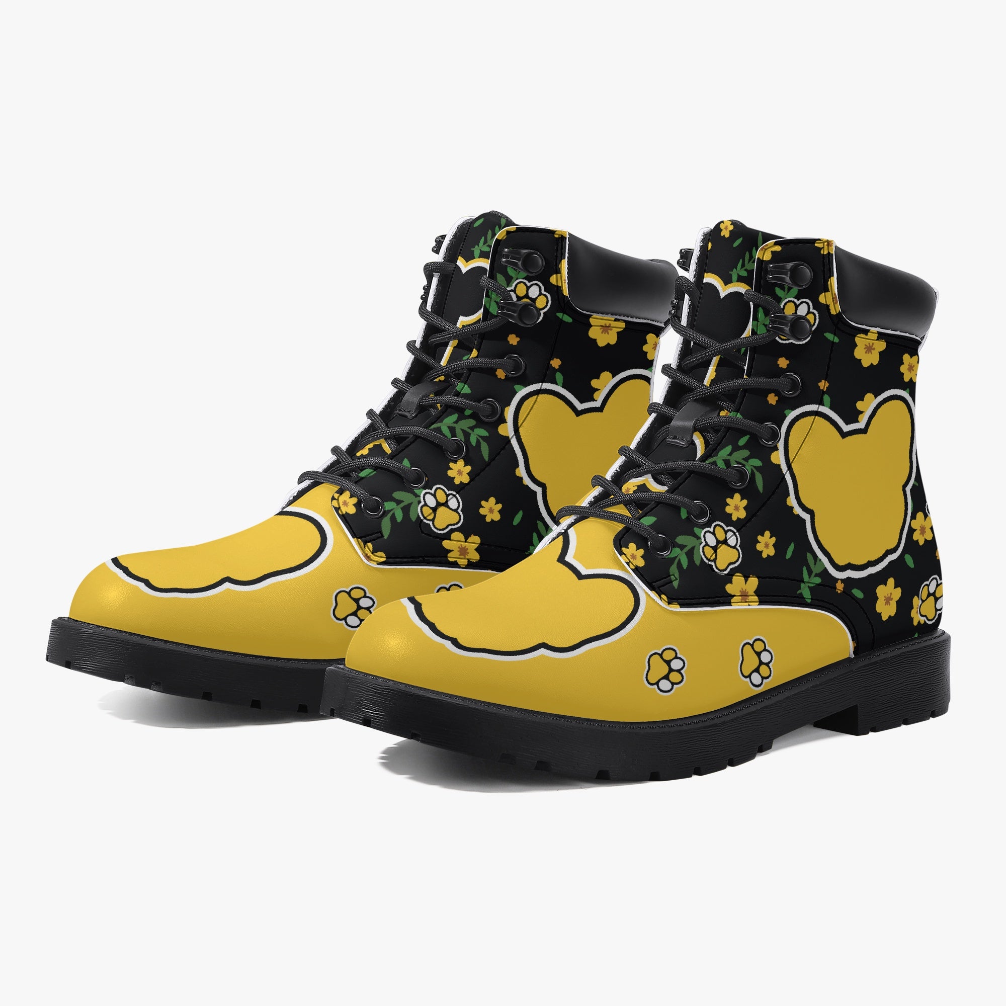 Frenchie Leather Leather Boots for Frenchie Enthusiasts-fadou